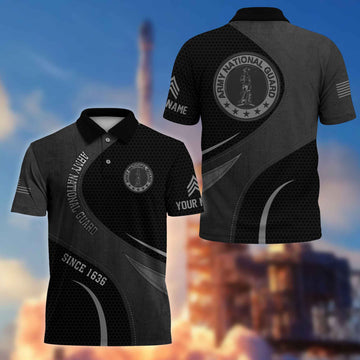 US Army National Guard Custom Polo Shirt VPVC214408, Gifts For Army National Guard Veteran, Best Gifts On Father's Day, Armed Forces Day, Independence Day, Veterans Day.