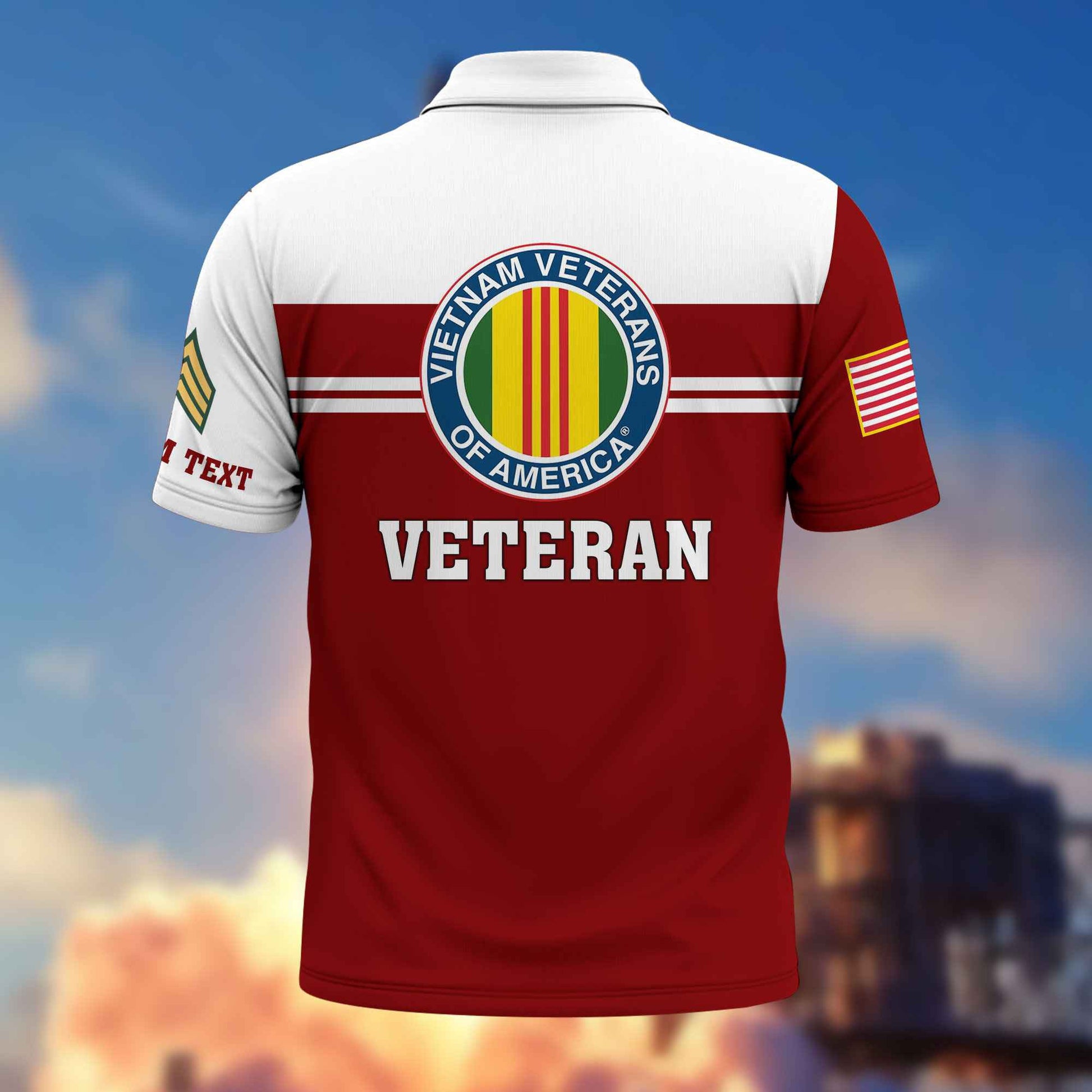 Premium Vietnam Veteran Polo Shirt VPVC214506, Custom Name, Year, Gifts For Vietnam Veteran, Best Gifts On Father's Day, Armed Forces Day, Independence Day, Veterans Day.