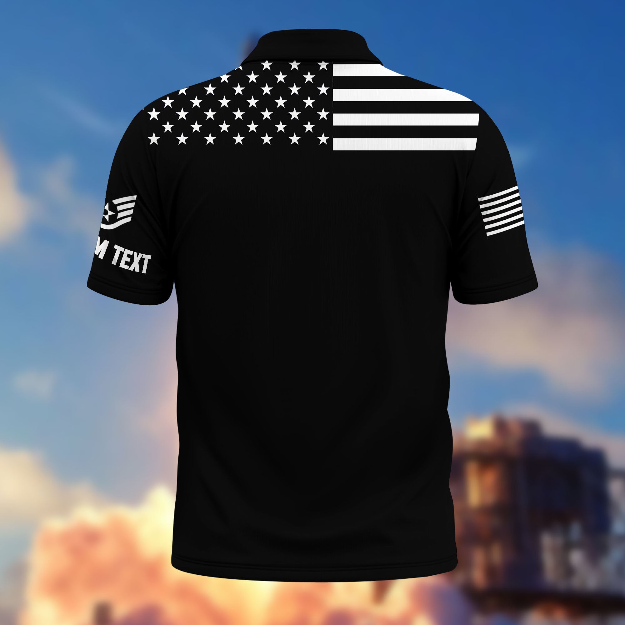 USAF Custom Polo Shirt VPVC215204, Gifts For Air Force Veteran, Best Gifts On Father's Day, Armed Forces Day, Independence Day, Veterans Day.