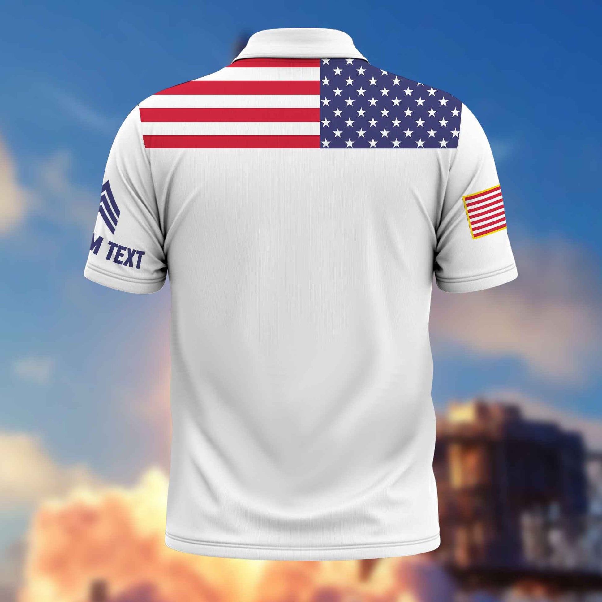 US Veteran Custom Polo Shirt VPVC215607, Gifts For US Veteran, Best Gifts On Father's Day, Armed Forces Day, Independence Day, Veterans Day.