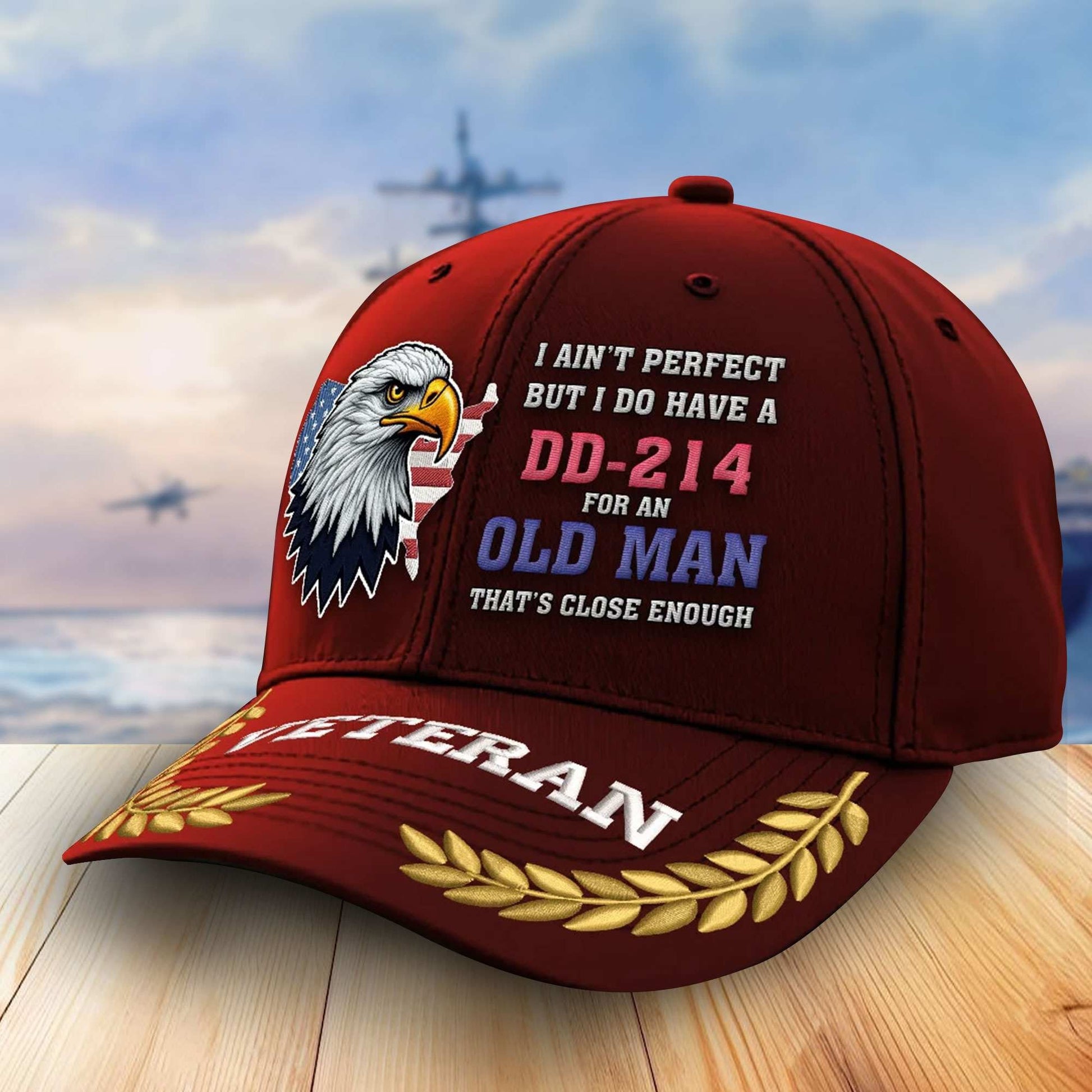 Premium US Veterans Embroidered Baseball Hats VPVC302501, Gifts For Veterans On Father's Day, Armed Forces Day, Independence Day, Veterans Day.