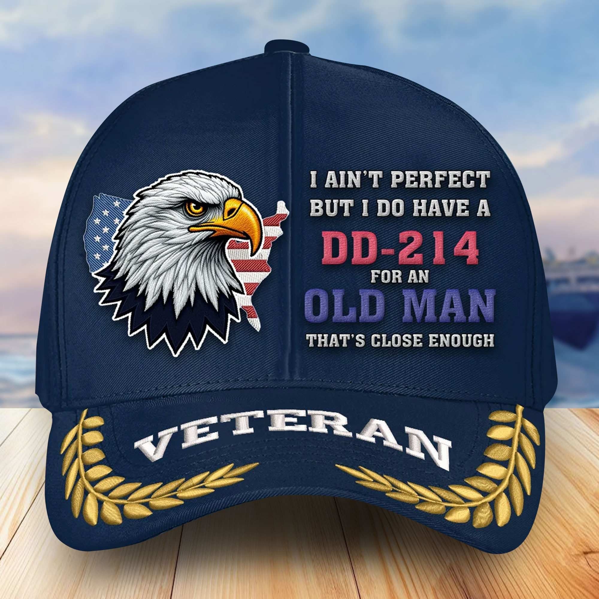 Premium US Veterans Embroidered Baseball Hats VPVC302502, Gifts For Veterans On Father's Day, Armed Forces Day, Independence Day, Veterans Day.