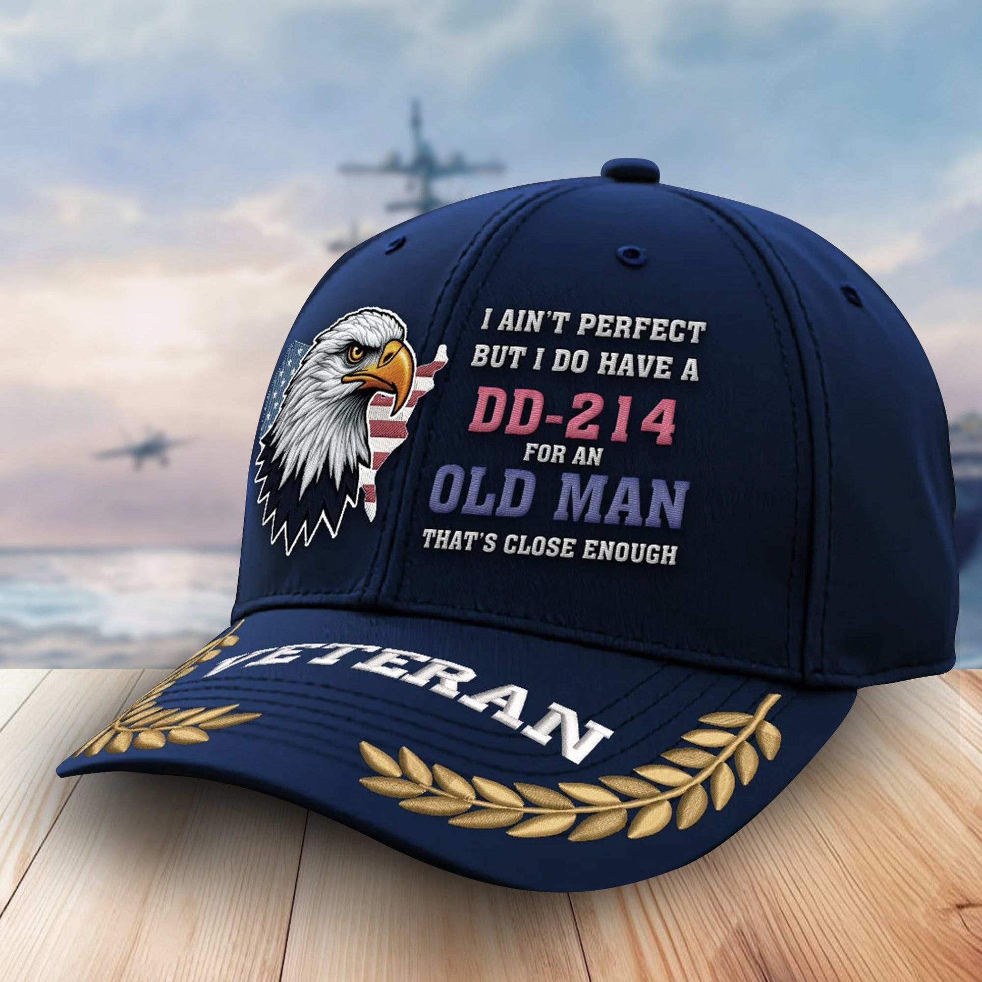 Premium US Veterans Embroidered Baseball Hats VPVC302502, Gifts For Veterans On Father's Day, Armed Forces Day, Independence Day, Veterans Day.