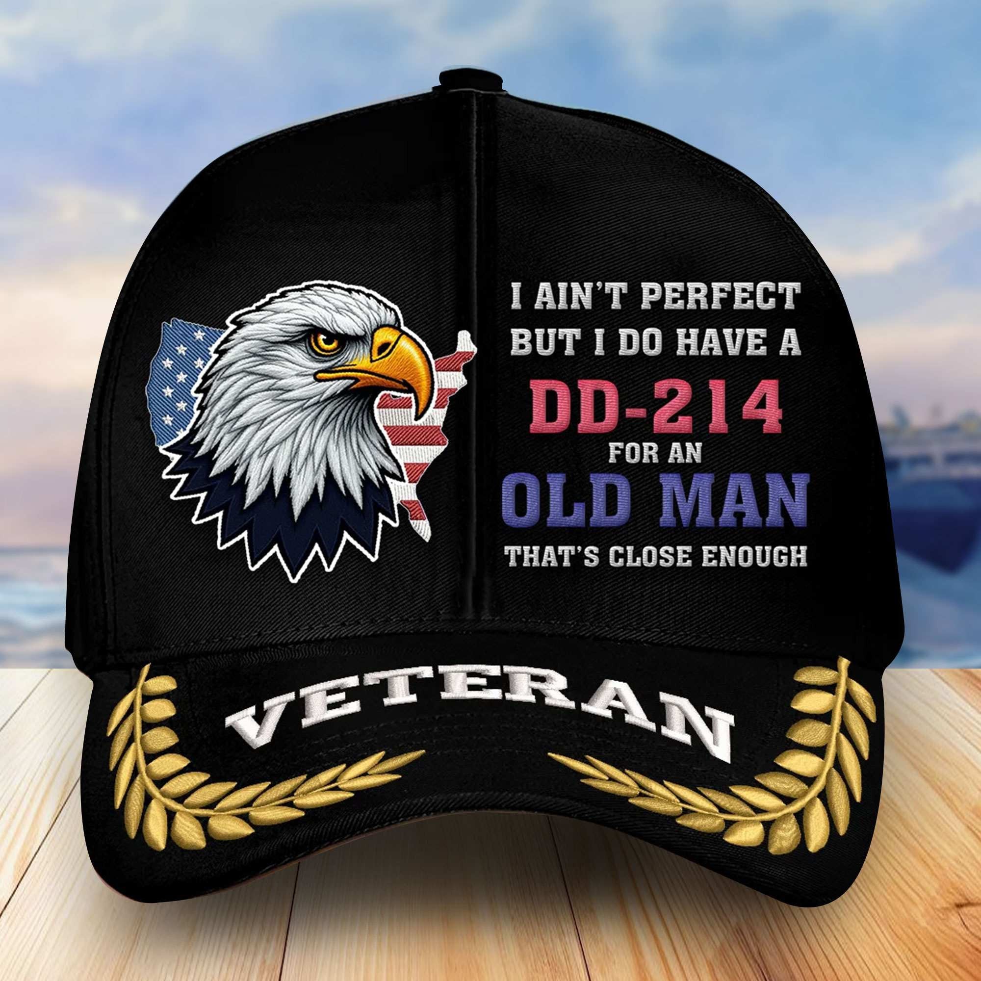 Premium US Veterans Embroidered Baseball Hats VPVC302503, Gifts For Veterans On Father's Day, Armed Forces Day, Independence Day, Veterans Day.