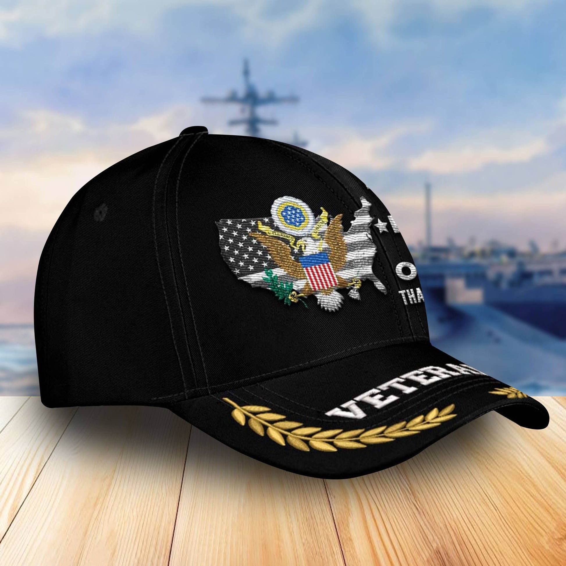 Premium Custom US Veterans Embroidered Baseball Hats VPVC304701, Gifts For Veterans On Father's Day, Armed Forces Day, Independence Day, Veterans Day.