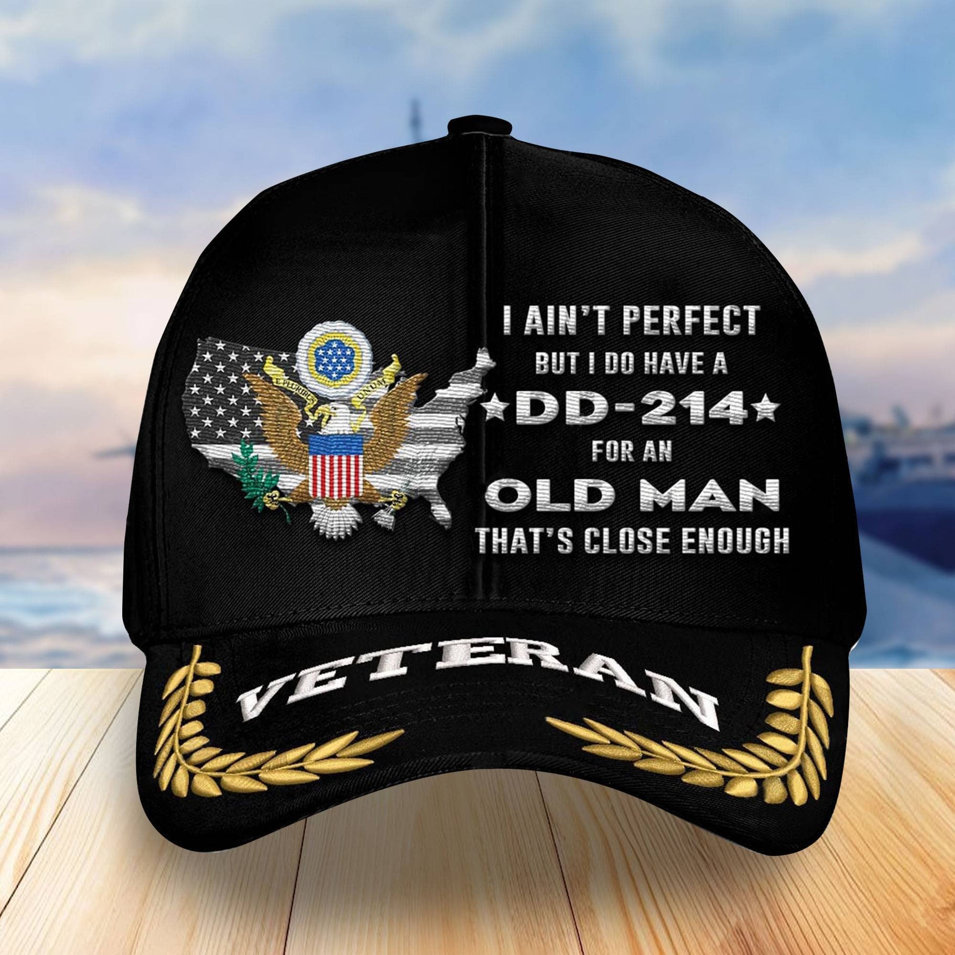 Premium Custom US Veterans Embroidered Baseball Hats VPVC304701, Gifts For Veterans On Father's Day, Armed Forces Day, Independence Day, Veterans Day.