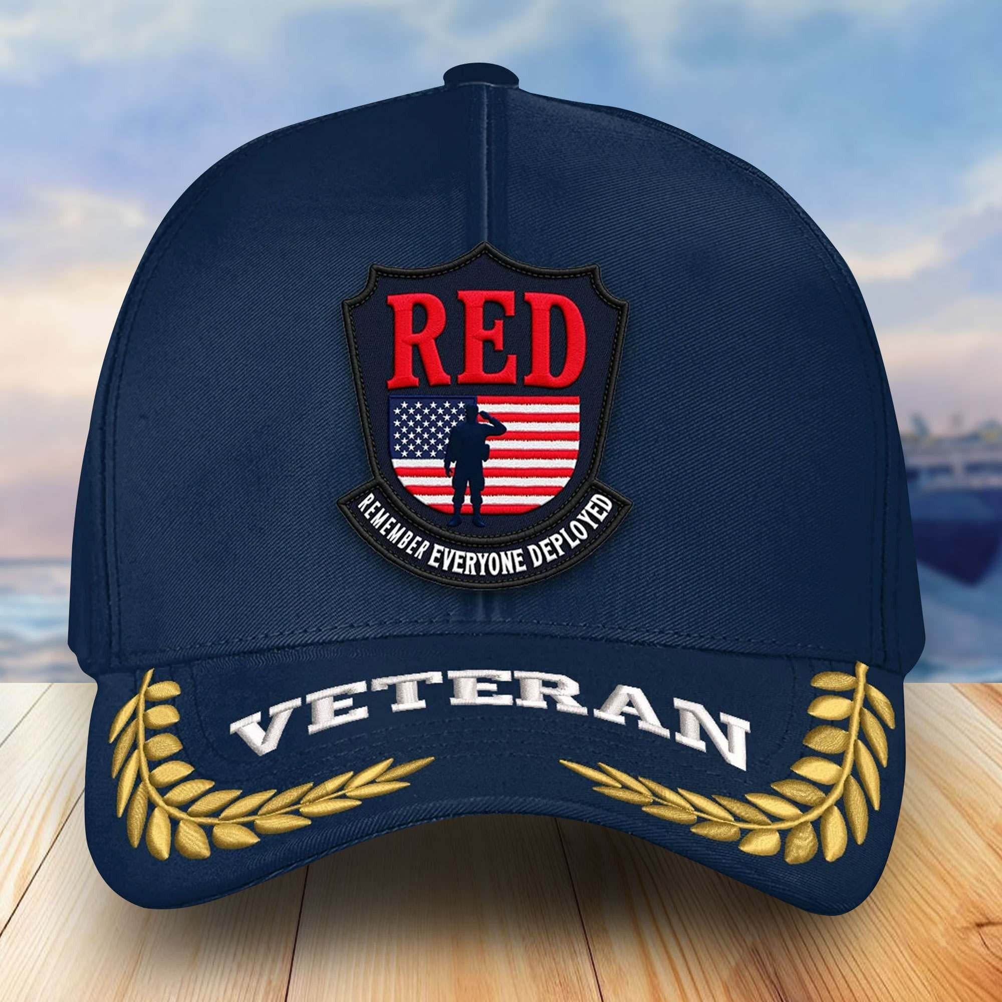 Premium US Veterans Embroidered Baseball Hats VPVC302602, Gifts For Veterans On Father's Day, Armed Forces Day, Independence Day, Veterans Day.
