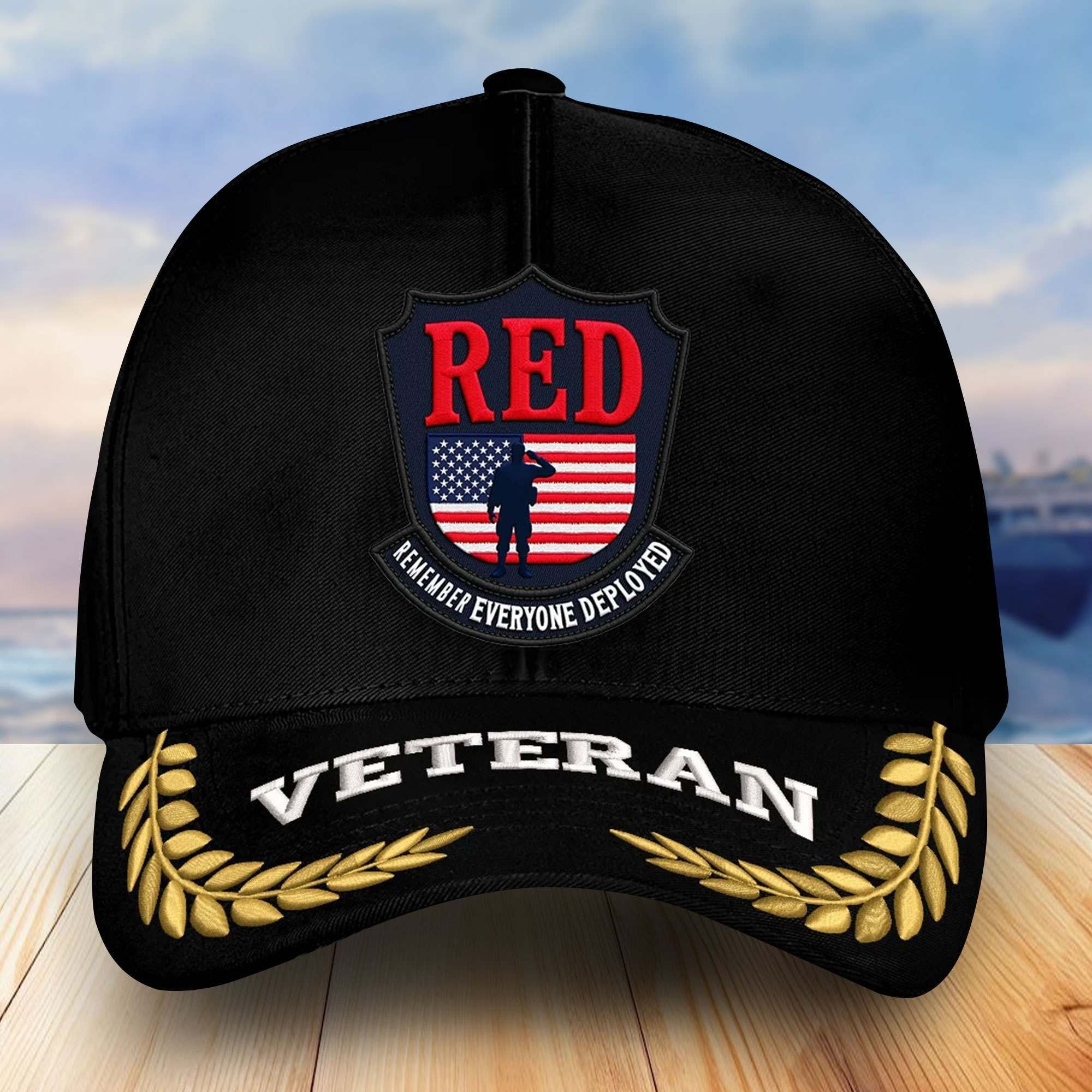 Premium US Veterans Embroidered Baseball Hats VPVC302603, Gifts For Veterans On Father's Day, Armed Forces Day, Independence Day, Veterans Day.