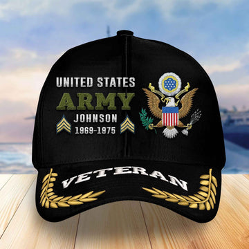 Premium Custom US Veterans Embroidered Baseball Hats VPVC304901, Gifts For Veterans On Father's Day, Armed Forces Day, Independence Day, Veterans Day.