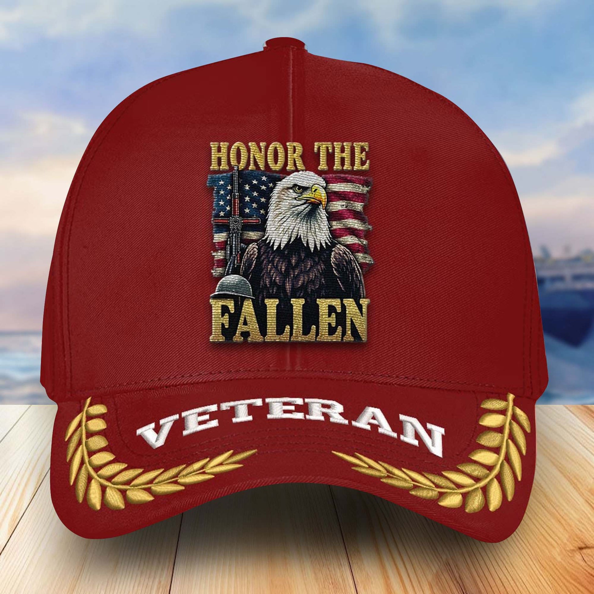 Premium US Veterans Embroidered Baseball Hats VPVC302801, Gifts For Veterans On Father's Day, Armed Forces Day, Independence Day, Veterans Day.
