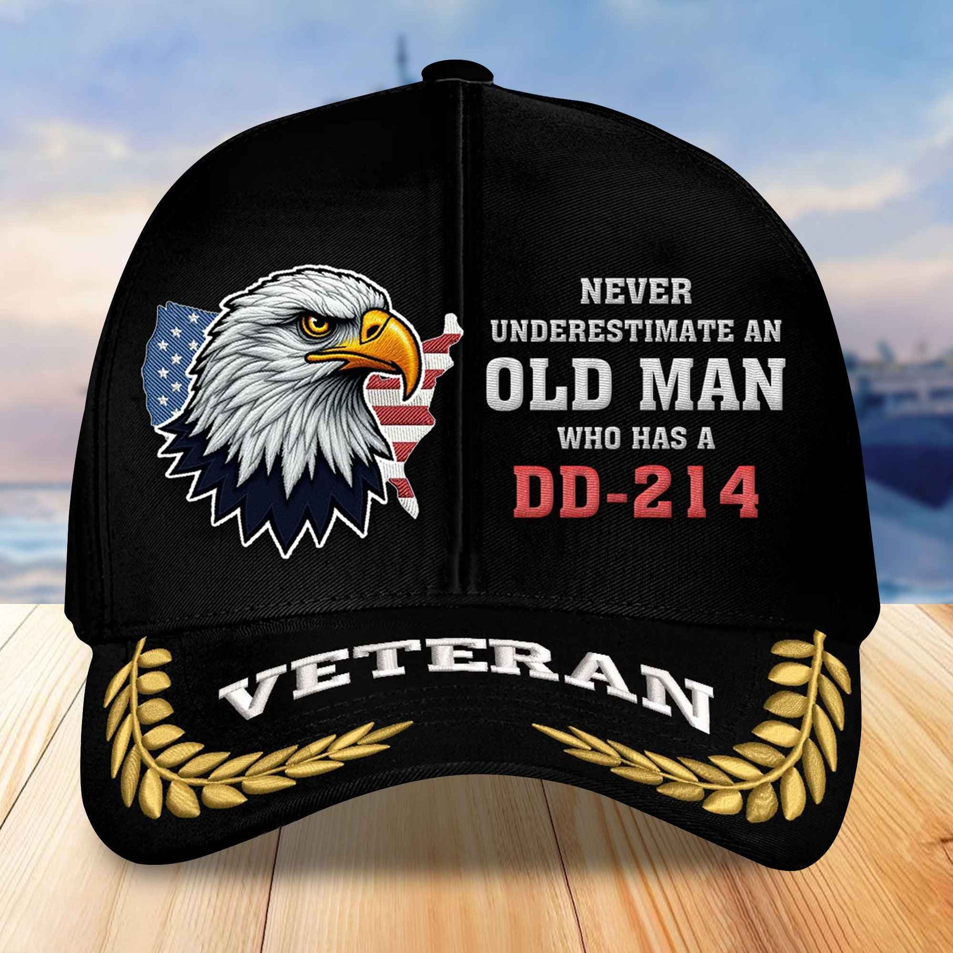 Premium US Veterans Embroidered Baseball Hats VPVC305103, Gifts For Veterans On Father's Day, Armed Forces Day, Independence Day, Veterans Day.