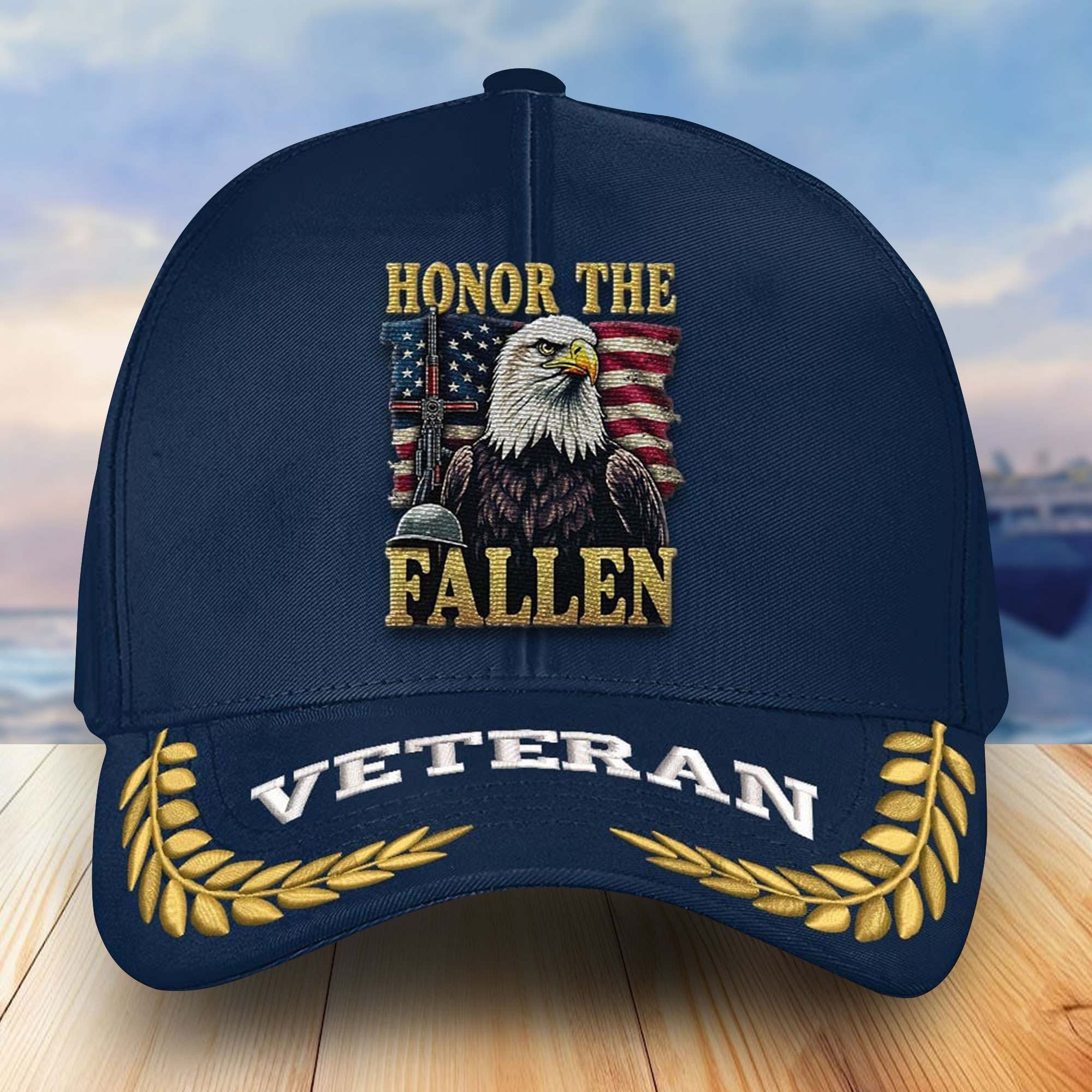 Premium US Veterans Embroidered Baseball Hats VPVC302802, Gifts For Veterans On Father's Day, Armed Forces Day, Independence Day, Veterans Day.