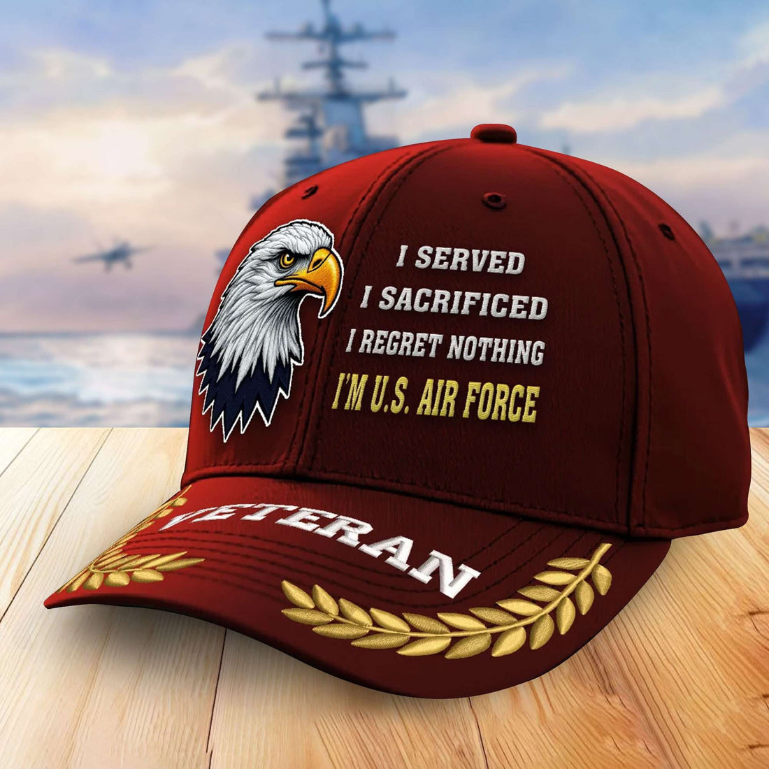 Premium USAF Embroidered Baseball Hats VPVC305301, Gifts For Air Force Veterans On Father's Day, Armed Forces Day, Independence Day, Veterans Day.