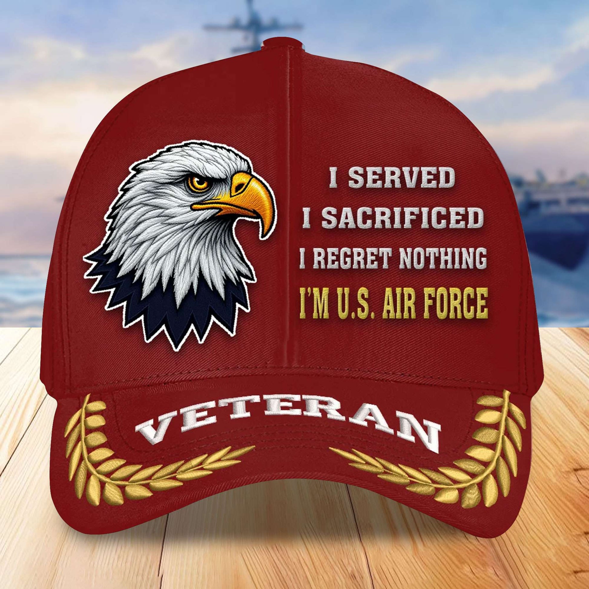 Premium USAF Embroidered Baseball Hats VPVC305301, Gifts For Air Force Veterans On Father's Day, Armed Forces Day, Independence Day, Veterans Day.