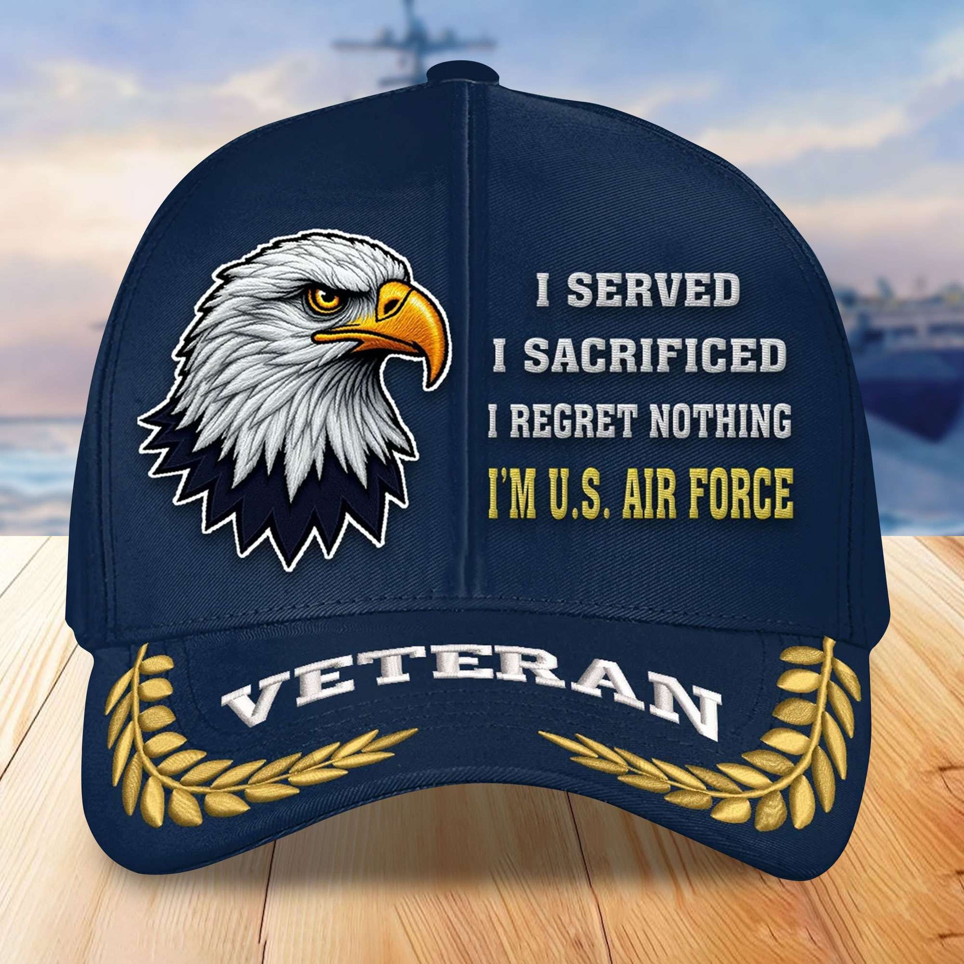 Premium USAF Embroidered Baseball Hats VPVC305302, Gifts For Air Force Veterans On Father's Day, Armed Forces Day, Independence Day, Veterans Day.