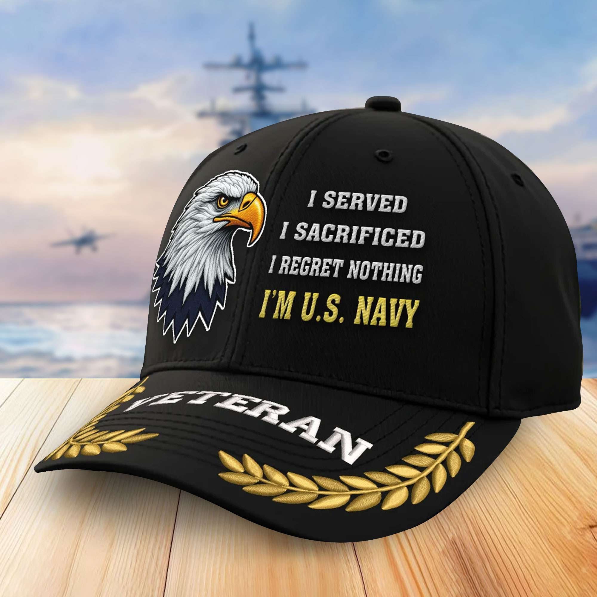 Premium US Navy Embroidered Baseball Hats VPVC305403, Gifts For Navy Veterans On Father's Day, Armed Forces Day, Independence Day, Veterans Day.
