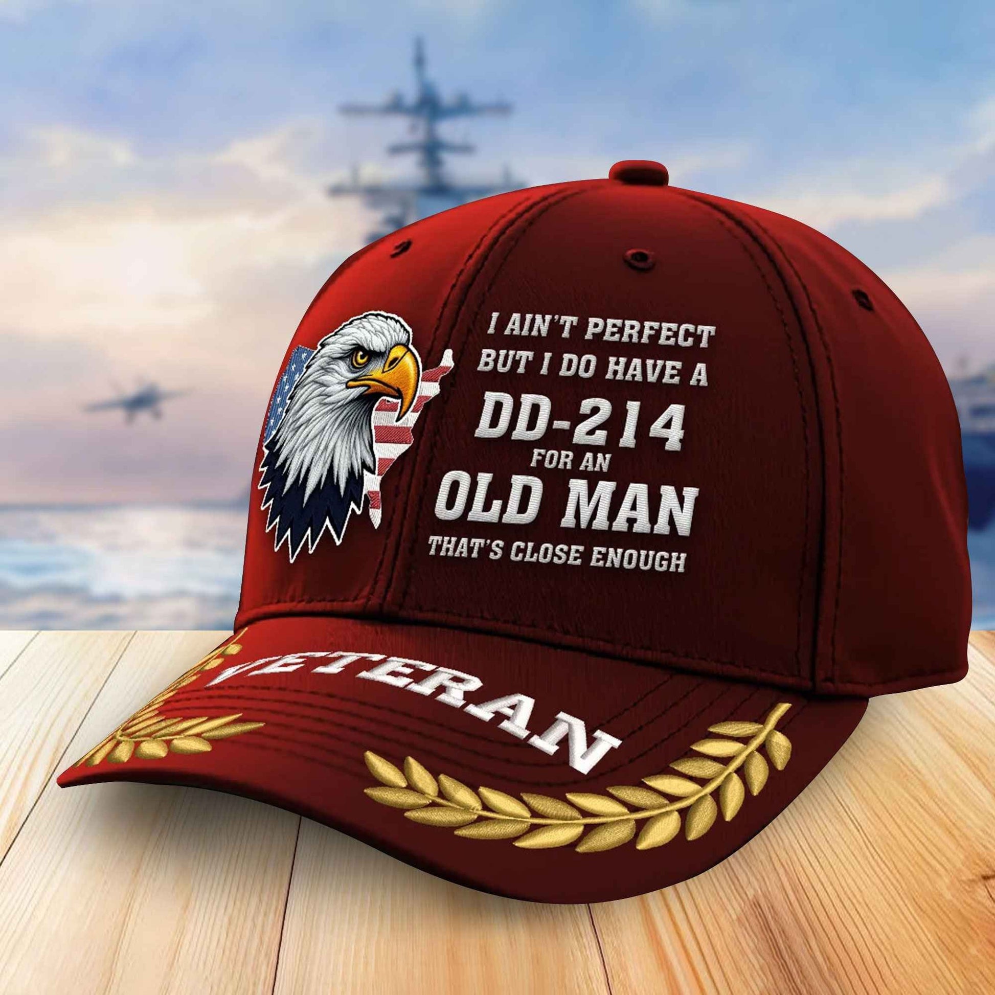 Premium US Veterans Embroidered Baseball Hats VPVC305501, Gifts For Veterans On Father's Day, Armed Forces Day, Independence Day, Veterans Day.