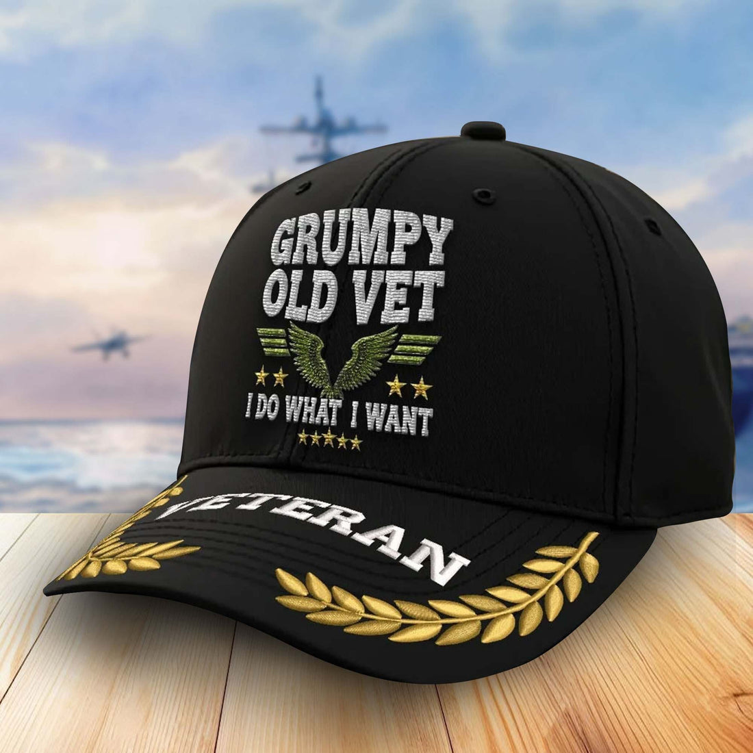 Premium US Veterans Embroidered Baseball Hats VPVC303103, Gifts For Veterans On Father's Day, Armed Forces Day, Independence Day, Veterans Day.