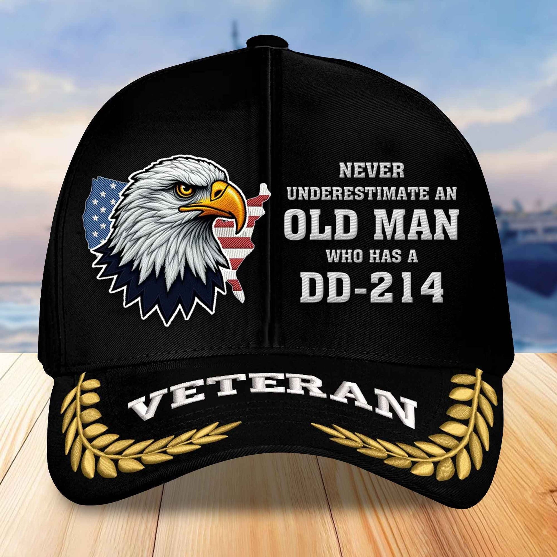 Premium US Veterans Embroidered Baseball Hats VPVC305603, Gifts For Veterans On Father's Day, Armed Forces Day, Independence Day, Veterans Day.