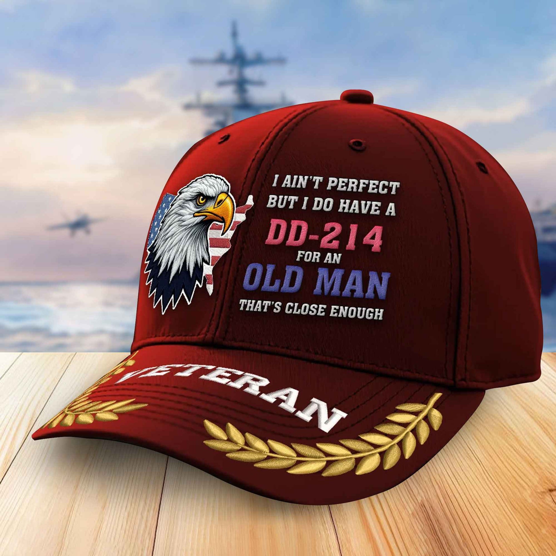 Premium US Veterans Embroidered Baseball Hats VPVC305701, Gifts For Veterans On Father's Day, Armed Forces Day, Independence Day, Veterans Day.