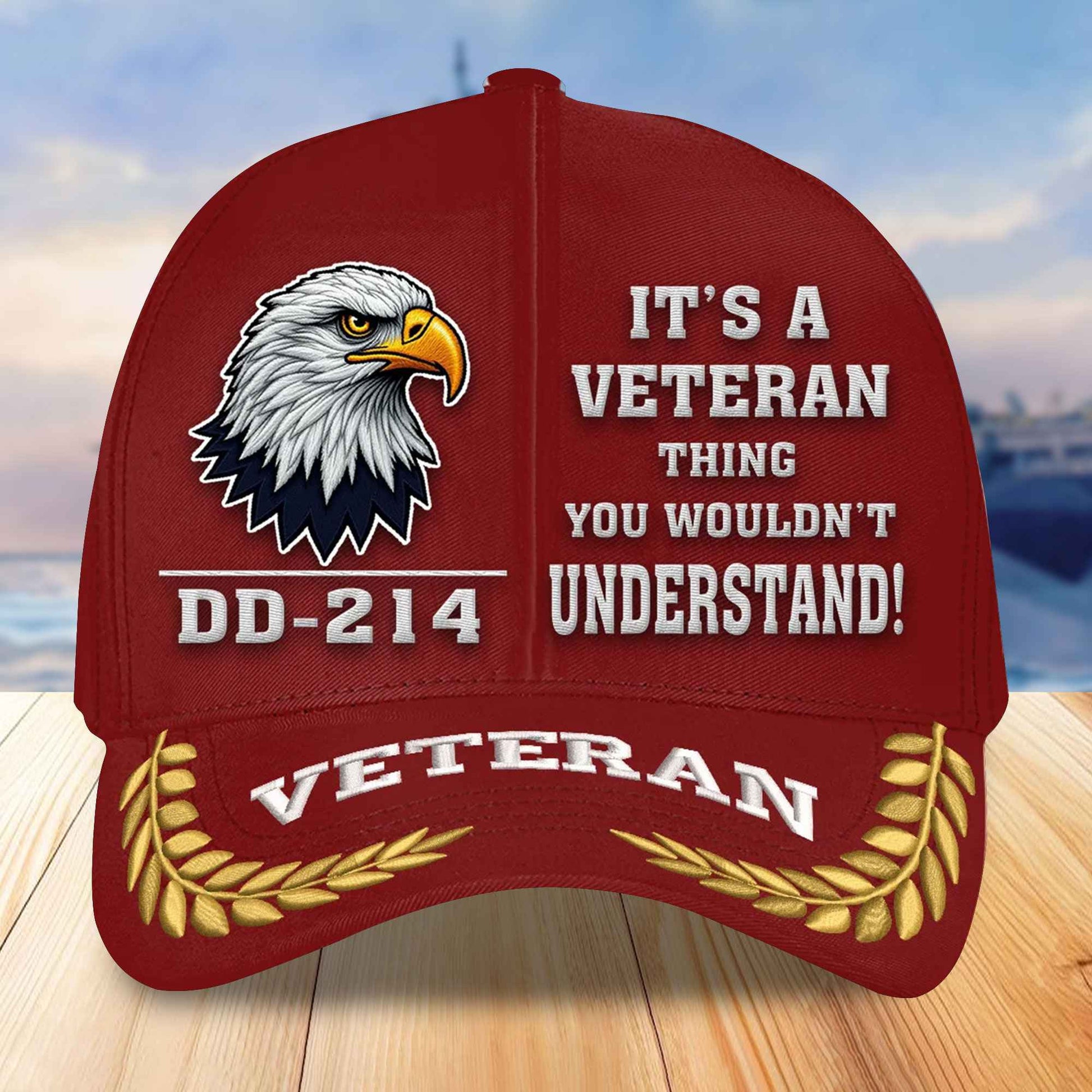 Premium US Veterans Embroidered Baseball Hats VPVC305901, Gifts For Veterans On Father's Day, Armed Forces Day, Independence Day, Veterans Day.