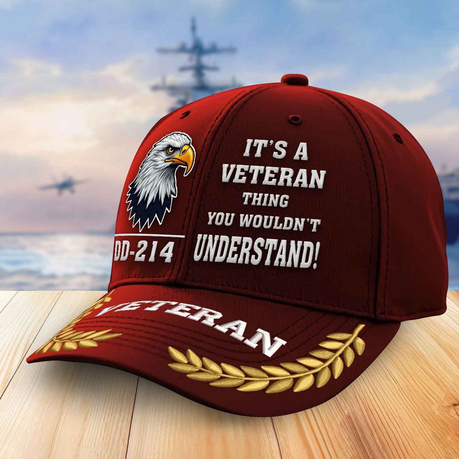 Premium US Veterans Embroidered Baseball Hats VPVC305901, Gifts For Veterans On Father's Day, Armed Forces Day, Independence Day, Veterans Day.
