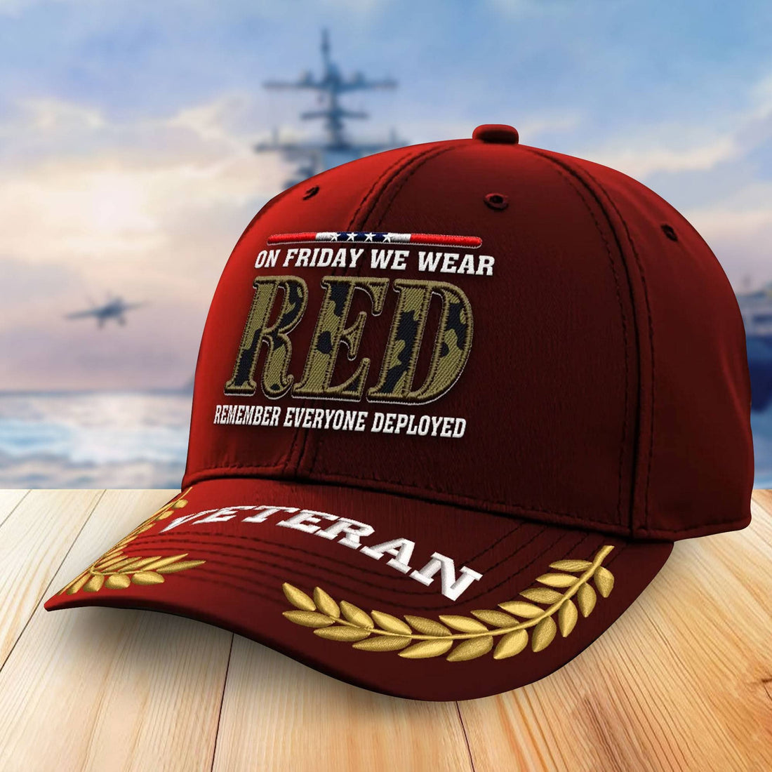 Premium US Veterans Embroidered Baseball Hats VPVC306001, Gifts For Veterans On Father's Day, Armed Forces Day, Independence Day, Veterans Day.