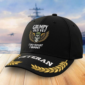 Premium US Veterans Embroidered Baseball Hats VPVC306203, Gifts For Veterans On Father's Day, Armed Forces Day, Independence Day, Veterans Day.