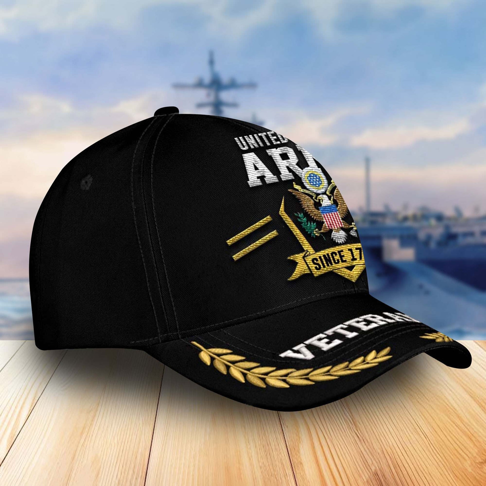 Premium Custom US Army Veterans Embroidered Baseball Hats VPVC304101, Gifts For Veterans On Father's Day, Armed Forces Day, Independence Day, Veterans Day.