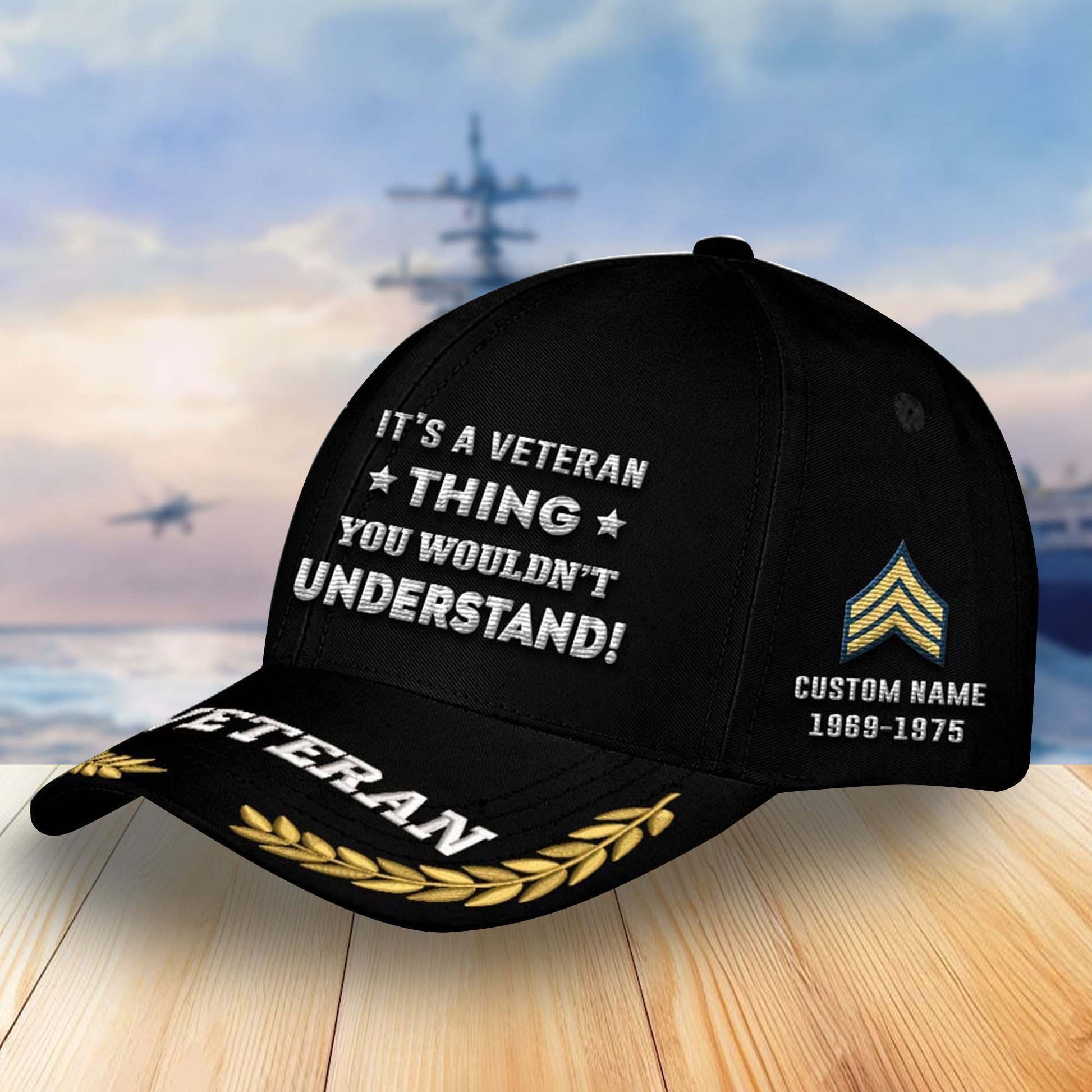 Premium Custom US Army Veterans Embroidered Baseball Hats VPVC304201, Gifts For Veterans On Father's Day, Armed Forces Day, Independence Day, Veterans Day.