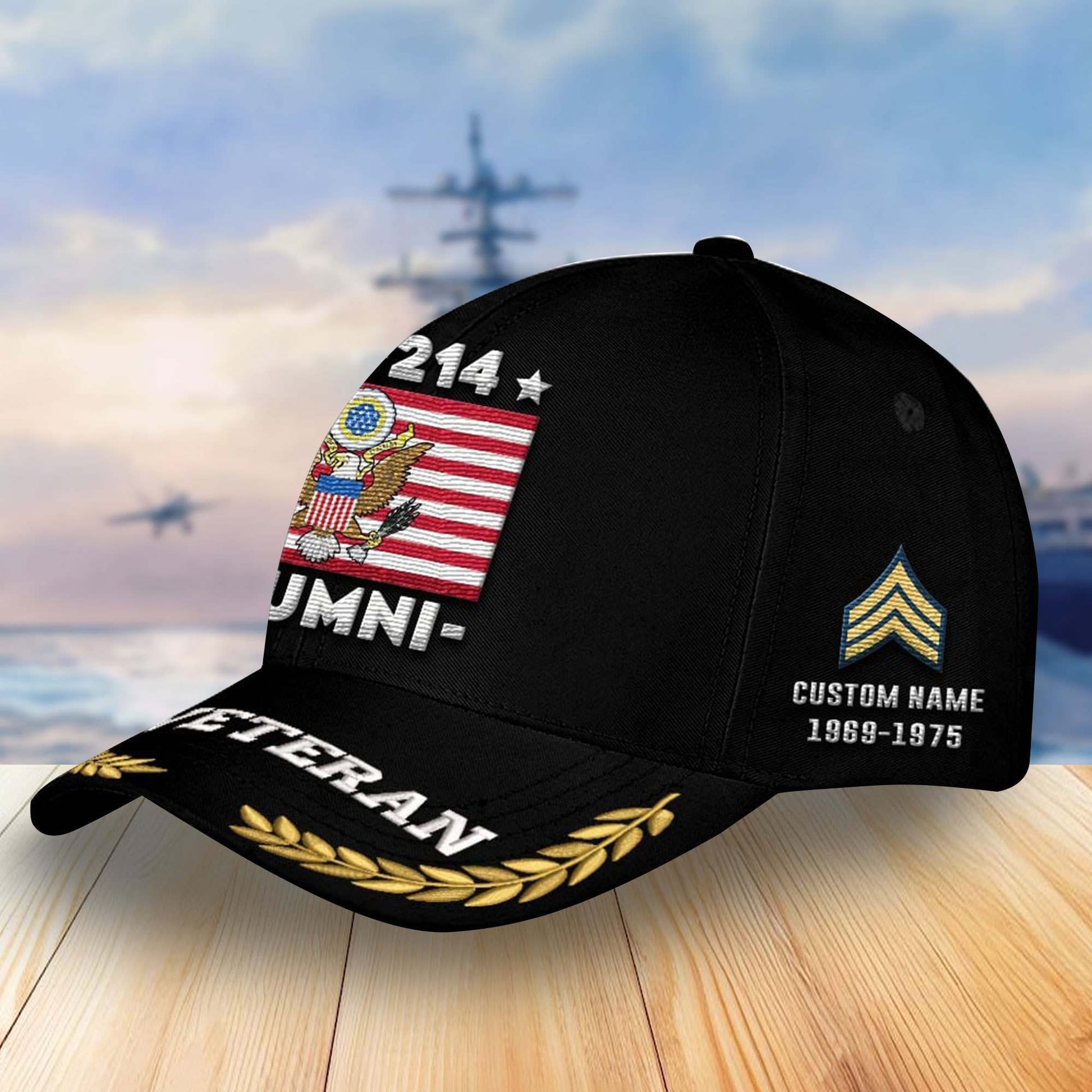 Premium Custom US Army Veterans Embroidered Baseball Hats VPVC304301, Gifts For Veterans On Father's Day, Armed Forces Day, Independence Day, Veterans Day.