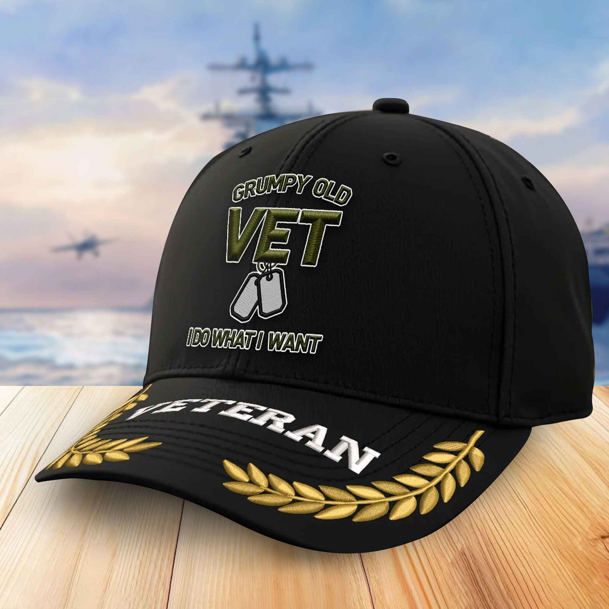 Premium US Veterans Embroidered Baseball Hats VPVC306403, Gifts For Veterans On Father's Day, Armed Forces Day, Independence Day, Veterans Day.