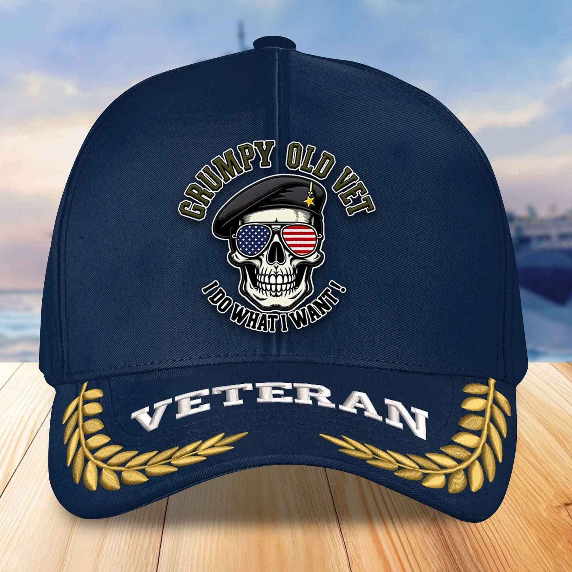Premium US Veterans Embroidered Baseball Hats VPVC306602, Gifts For Veterans On Father's Day, Armed Forces Day, Independence Day, Veterans Day.