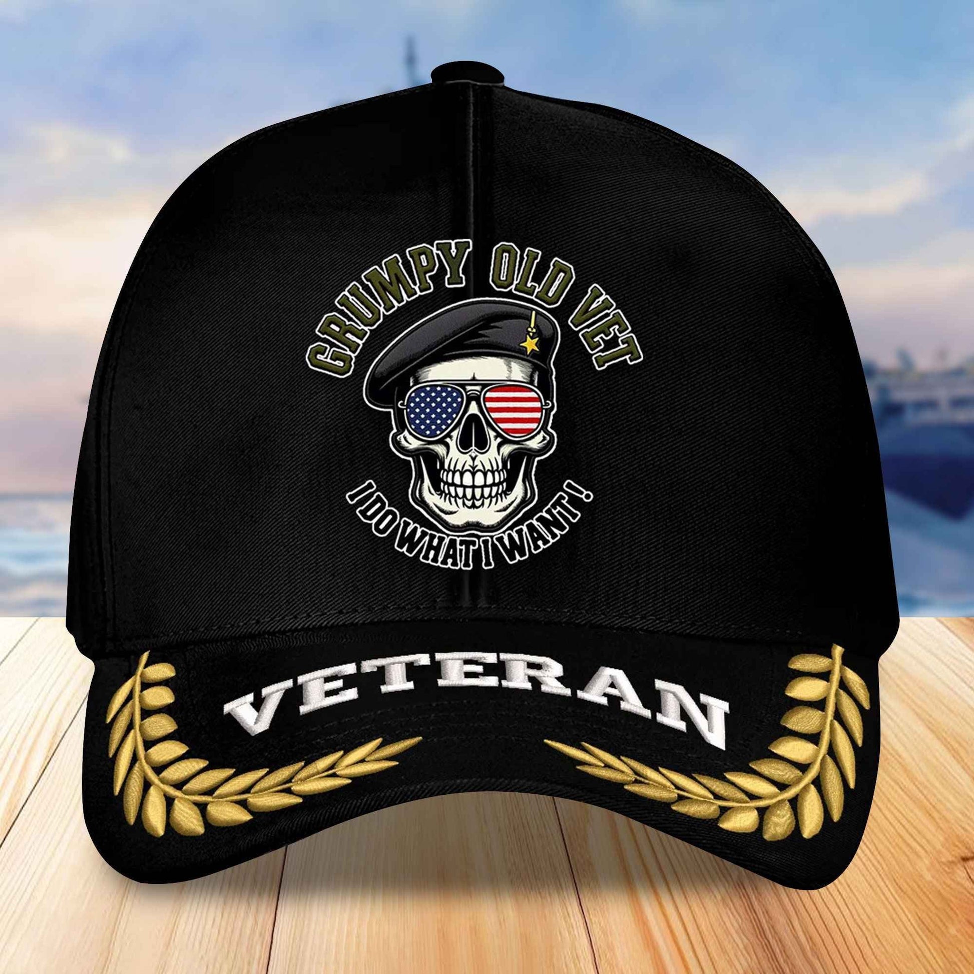 Premium US Veterans Embroidered Baseball Hats VPVC306603, Gifts For Veterans On Father's Day, Armed Forces Day, Independence Day, Veterans Day.