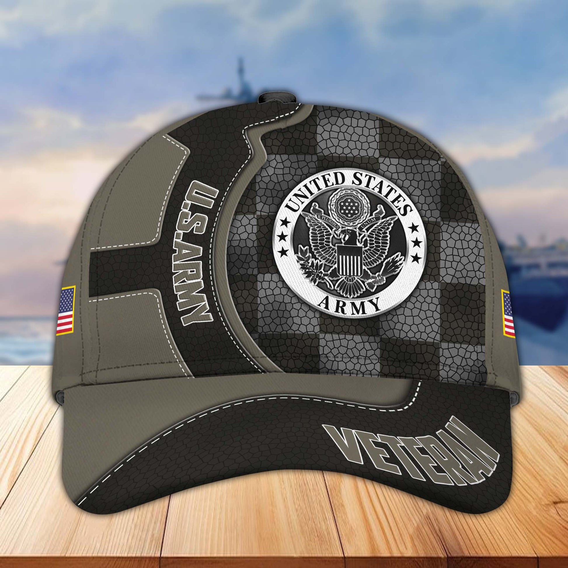 Premium US Veterans Cap BPVC100401, Gifts For US Veterans, Best Gifts On Armed Forces Day, Father's Day, Independence Day, Veterans Day.
