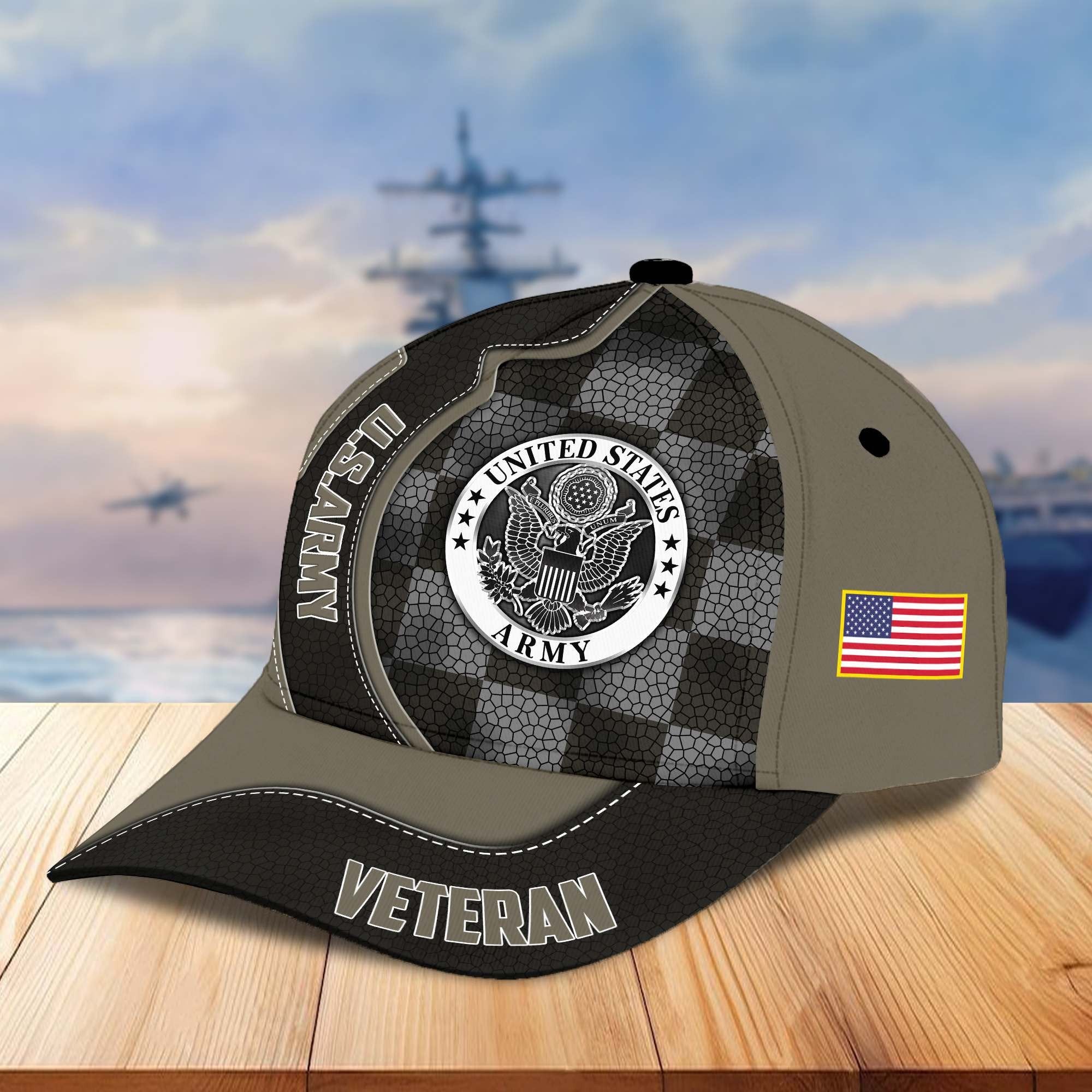 Premium US Veterans Cap BPVC100401, Gifts For US Veterans, Best Gifts On Armed Forces Day, Father's Day, Independence Day, Veterans Day.