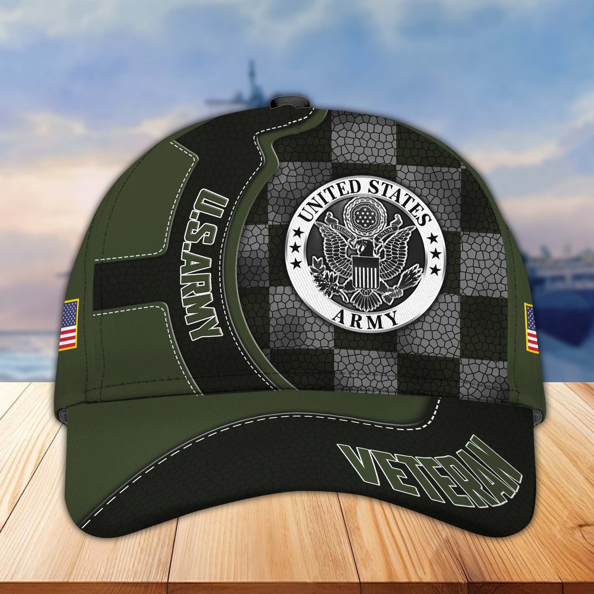 Premium US Veterans Cap BPVC100401, Gifts For US Veterans, Best Gifts On Armed Forces Day, Father's Day, Independence Day, Veterans Day.