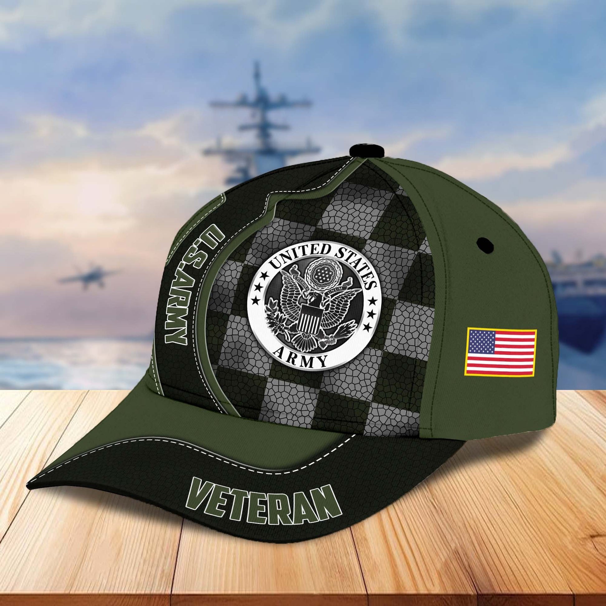 Premium US Veterans Cap BPVC100401, Gifts For US Veterans, Best Gifts On Armed Forces Day, Father's Day, Independence Day, Veterans Day.