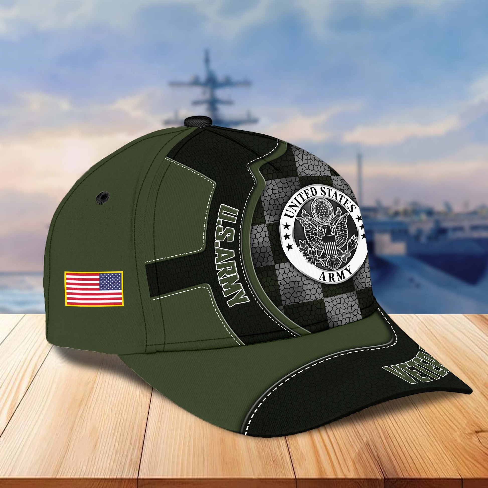 Premium US Veterans Cap BPVC100401, Gifts For US Veterans, Best Gifts On Armed Forces Day, Father's Day, Independence Day, Veterans Day.