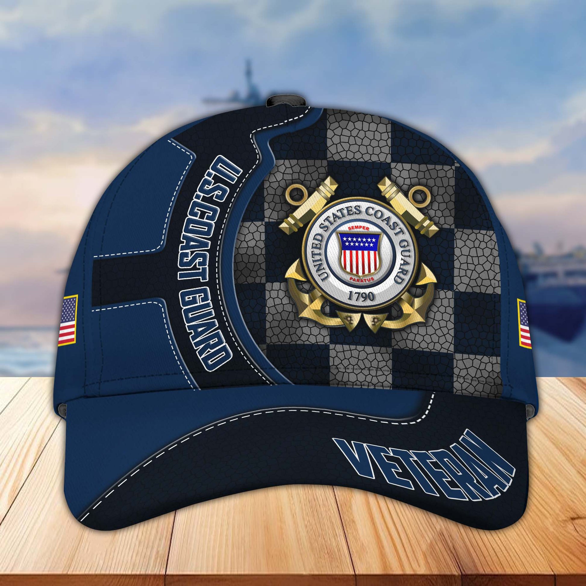 Premium US Veterans Cap BPVC100401, Gifts For US Veterans, Best Gifts On Armed Forces Day, Father's Day, Independence Day, Veterans Day.