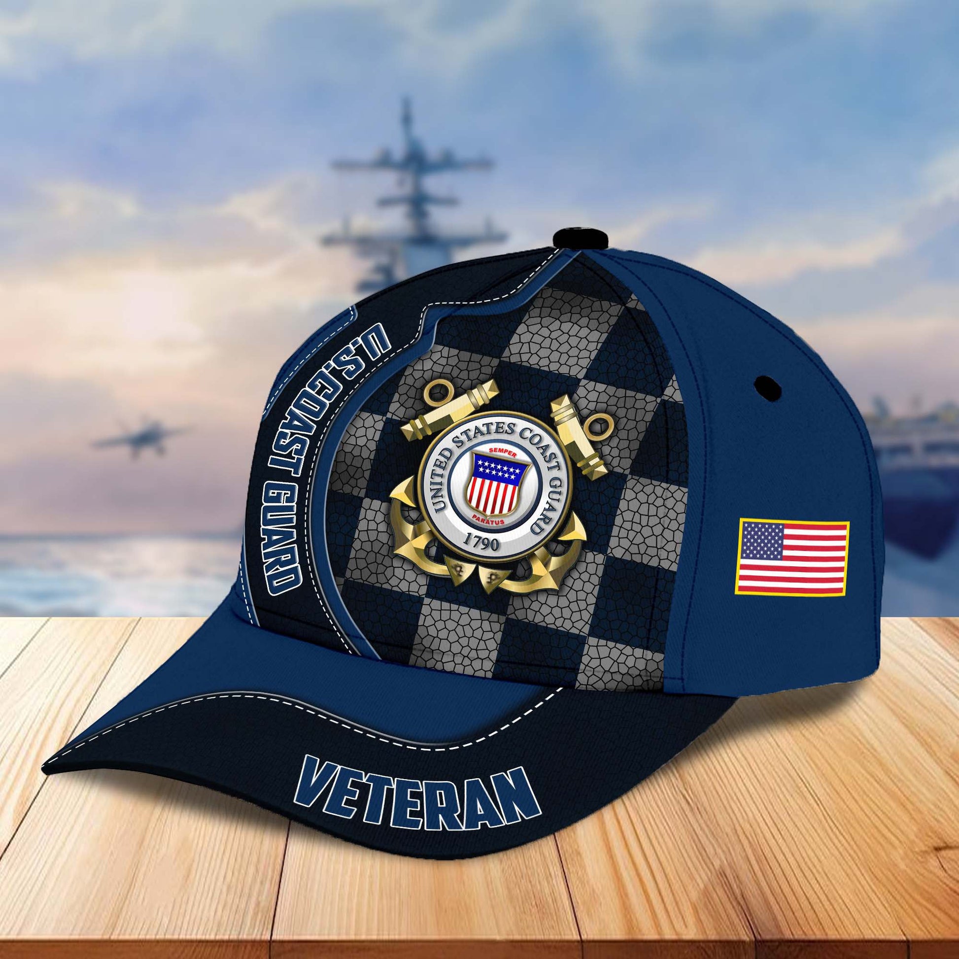 Premium US Veterans Cap BPVC100401, Gifts For US Veterans, Best Gifts On Armed Forces Day, Father's Day, Independence Day, Veterans Day.