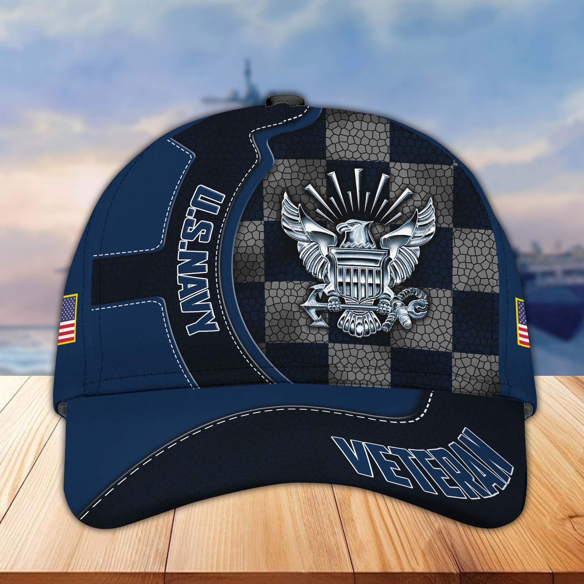 Premium US Veterans Cap BPVC100401, Gifts For US Veterans, Best Gifts On Armed Forces Day, Father's Day, Independence Day, Veterans Day.