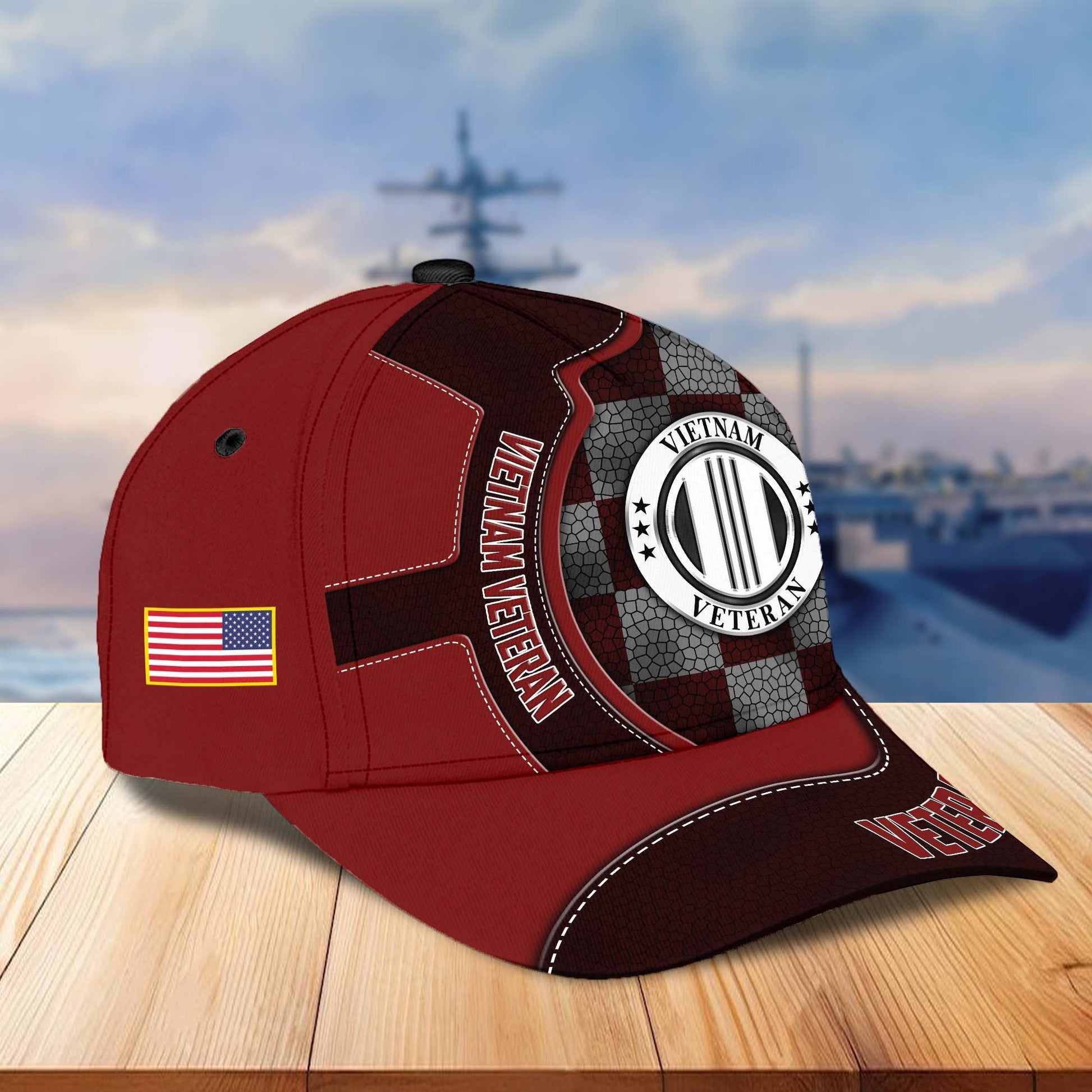 Premium US Veterans Cap BPVC100401, Gifts For US Veterans, Best Gifts On Armed Forces Day, Father's Day, Independence Day, Veterans Day.