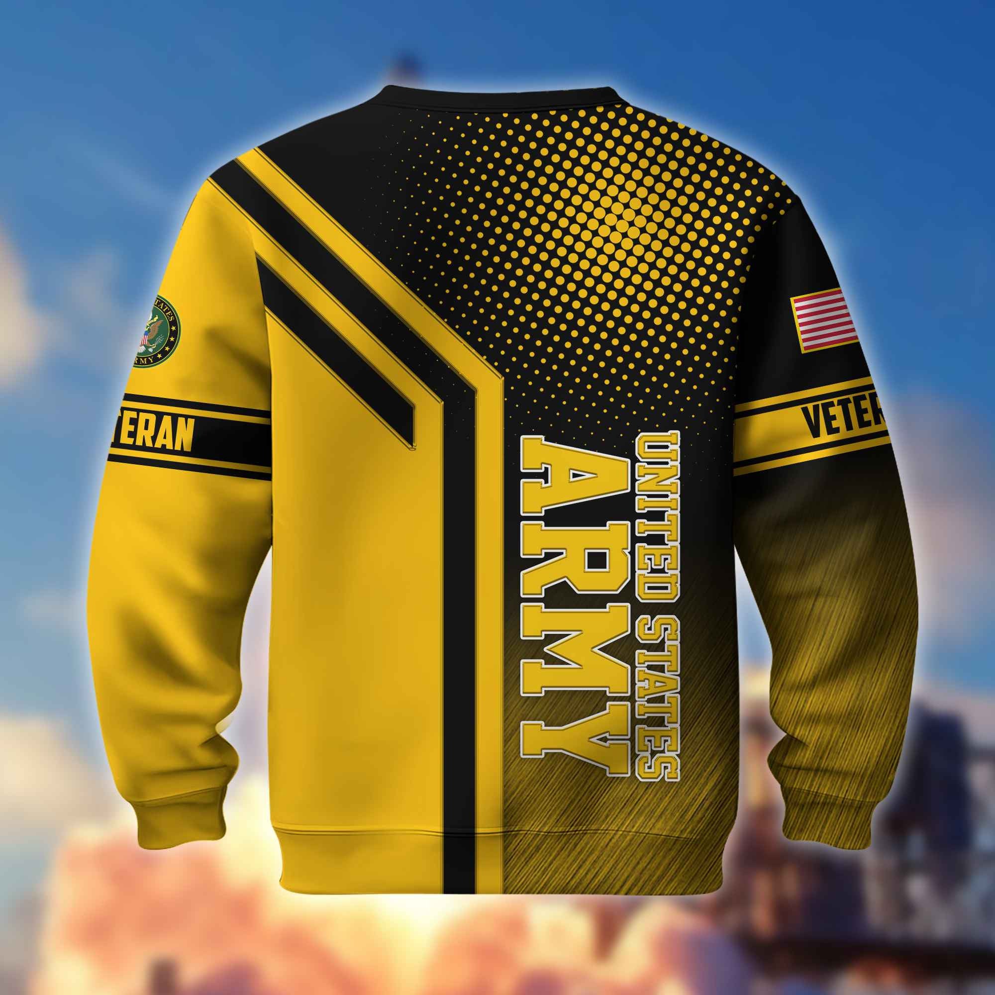 Premium US Army Veteran Sweatshirt BPVC150413, Gifts For US Veterans