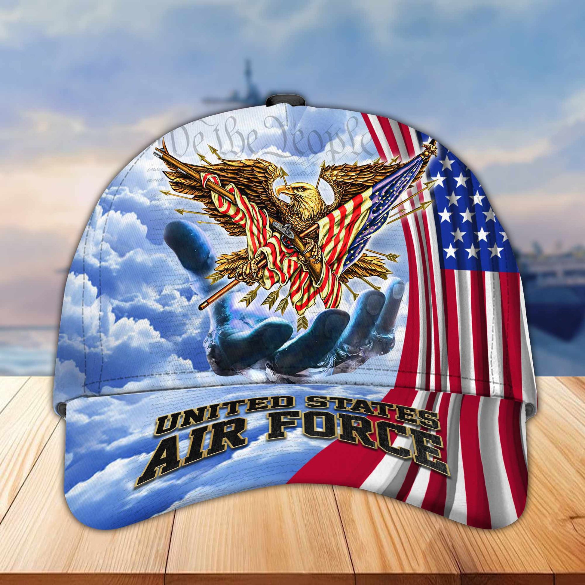 Premium US Veterans Baseball Hats BPVC170402, Gifts For US Veterans On Father's Day, Armed Forces Day, Independence Day, Veterans Day.