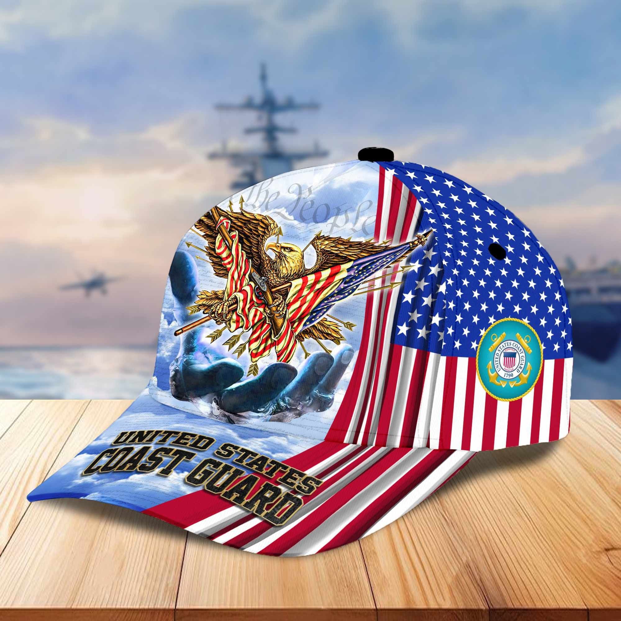 Premium US Veterans Baseball Hats BPVC170402, Gifts For US Veterans On Father's Day, Armed Forces Day, Independence Day, Veterans Day.