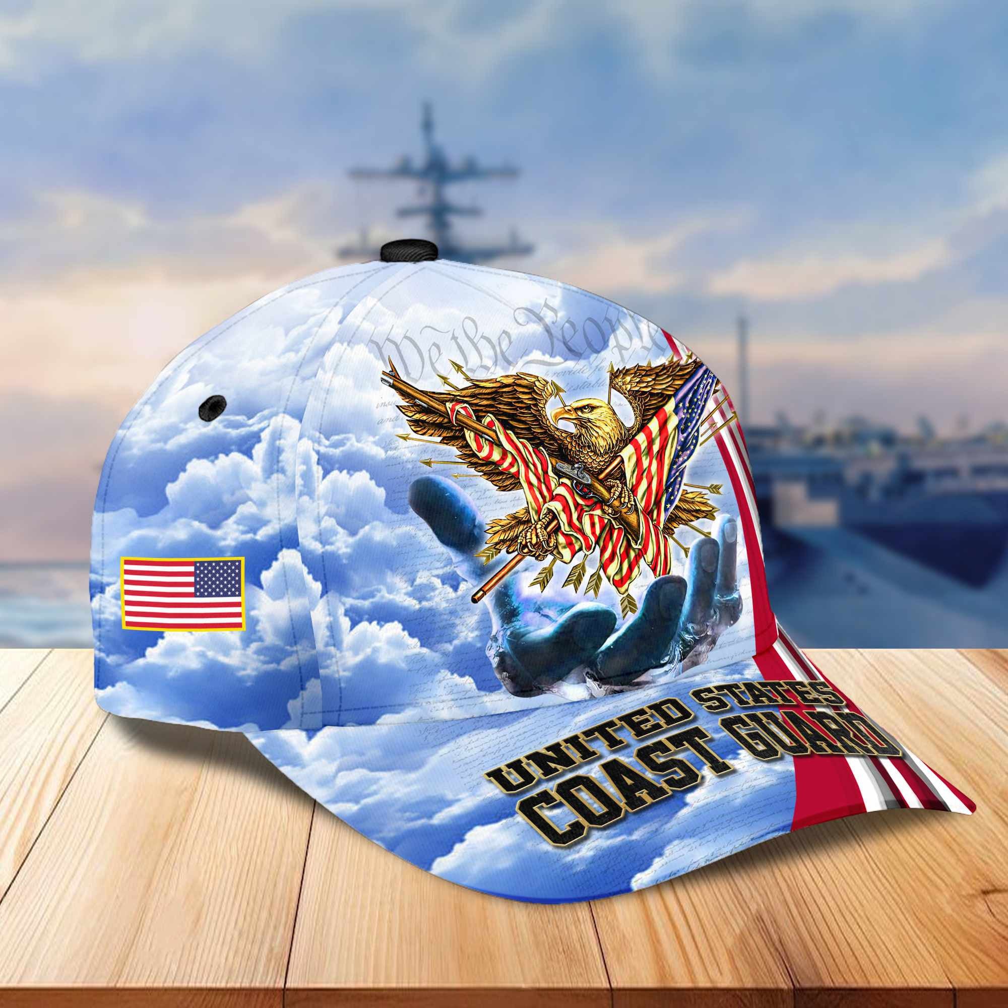 Premium US Veterans Baseball Hats BPVC170402, Gifts For US Veterans On Father's Day, Armed Forces Day, Independence Day, Veterans Day.