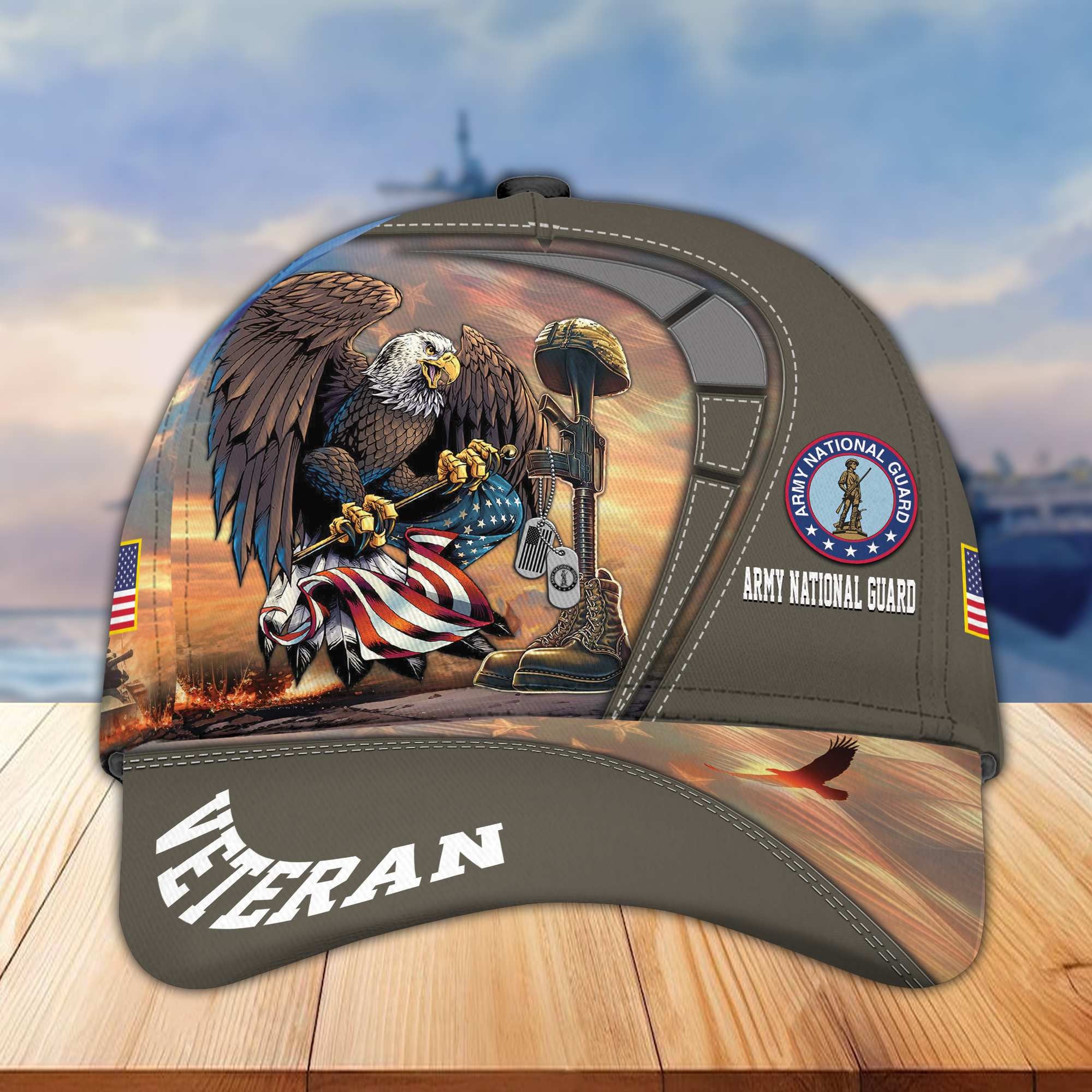 Premium US Veterans Baseball Hats BPVC100402, Gifts For US Veterans On Father's Day, Armed Forces Day, Independence Day, Veterans Day.