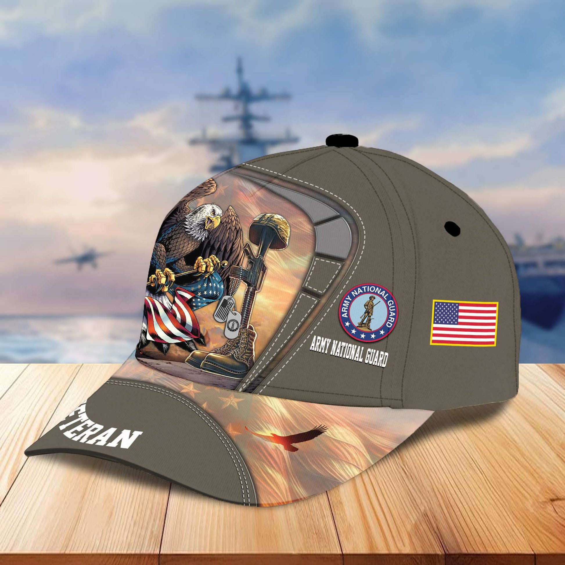 Premium US Veterans Baseball Hats BPVC100402, Gifts For US Veterans On Father's Day, Armed Forces Day, Independence Day, Veterans Day.
