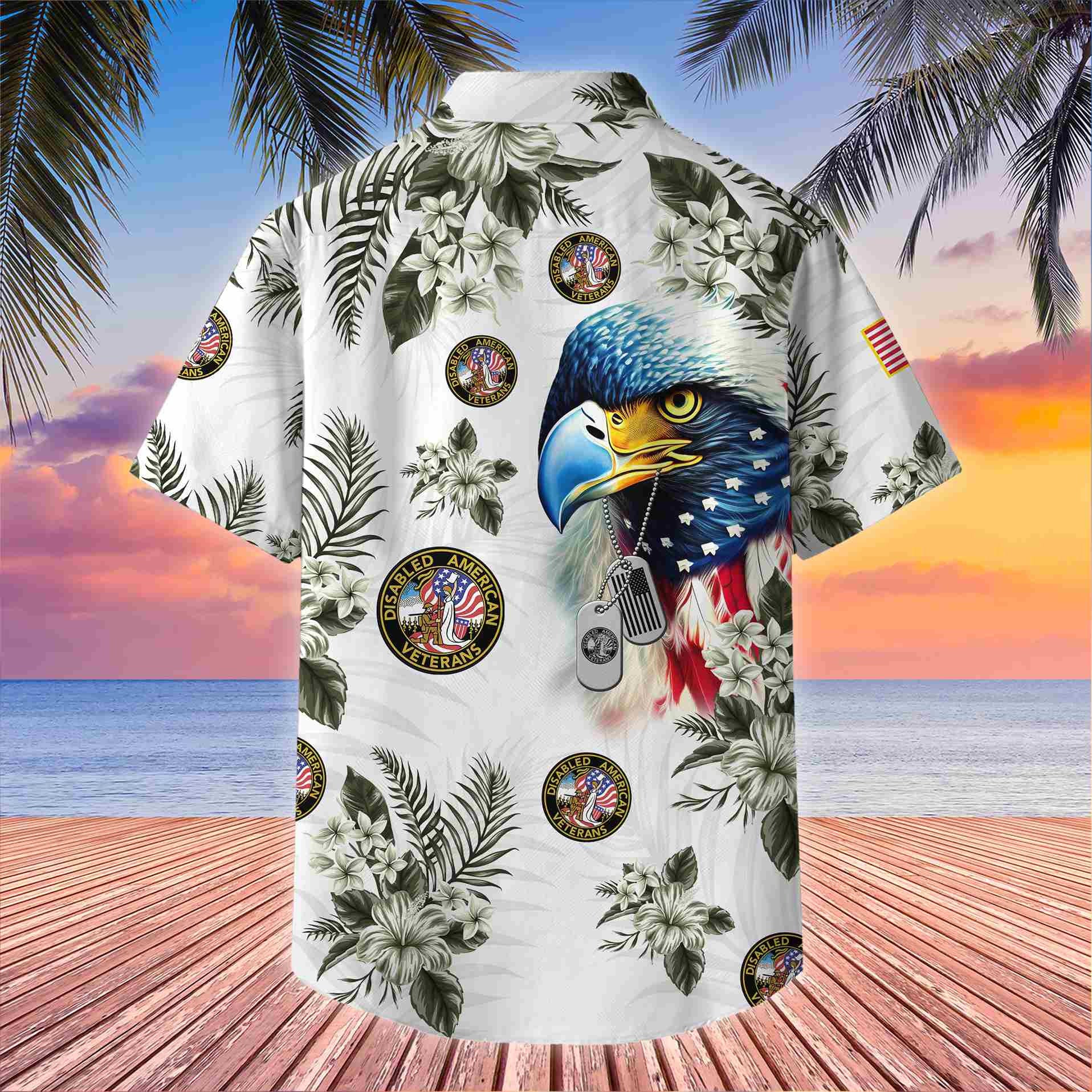 Premium Disabled Veterans Hawaiian Shirt VPVC403802, Gifts For Disabled Veterans, Best Gifts On Father's Day, Armed Forces Day, Independence Day, Veterans Day.